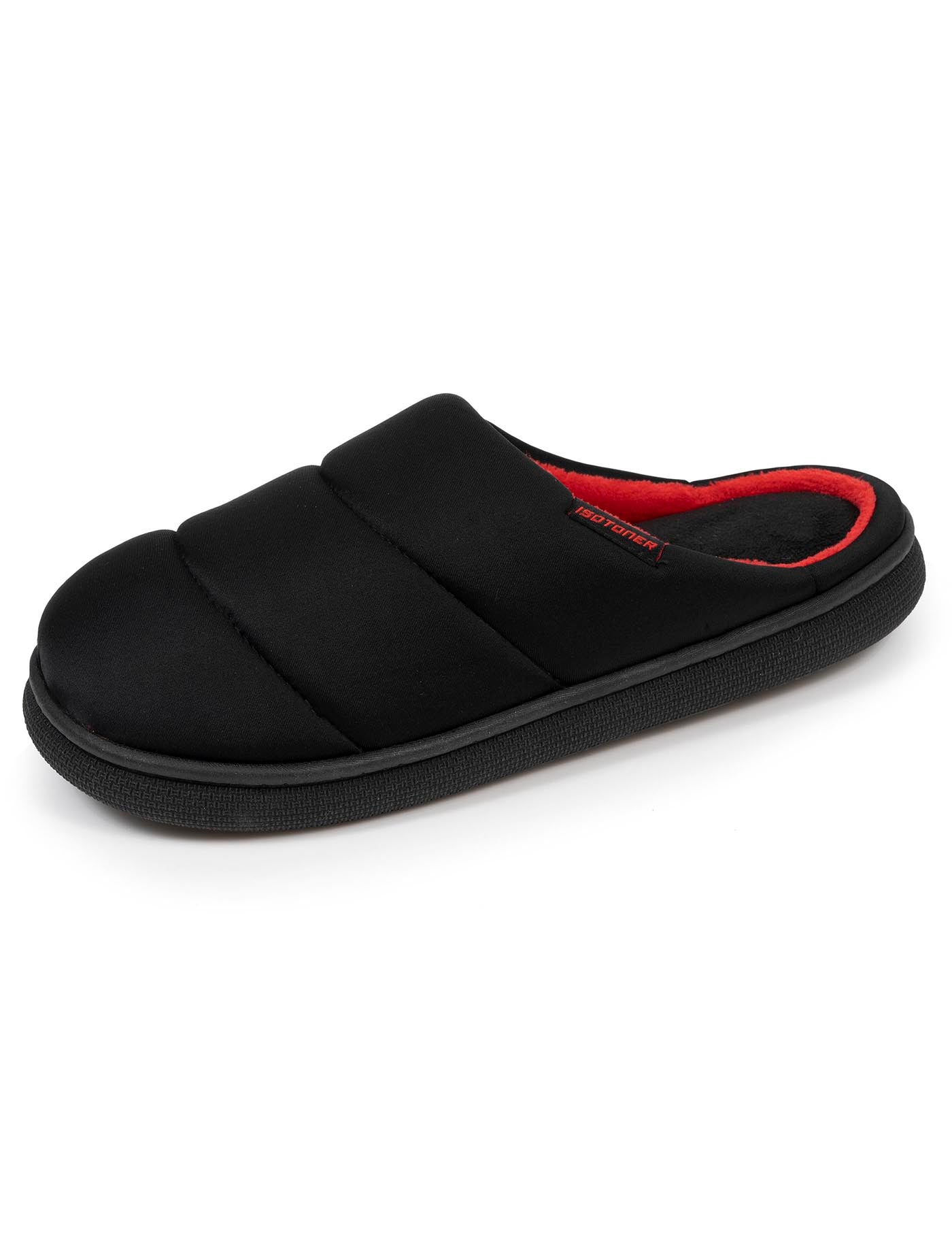 isotoner-chaussons-mules-homme-bloup-noir image 6