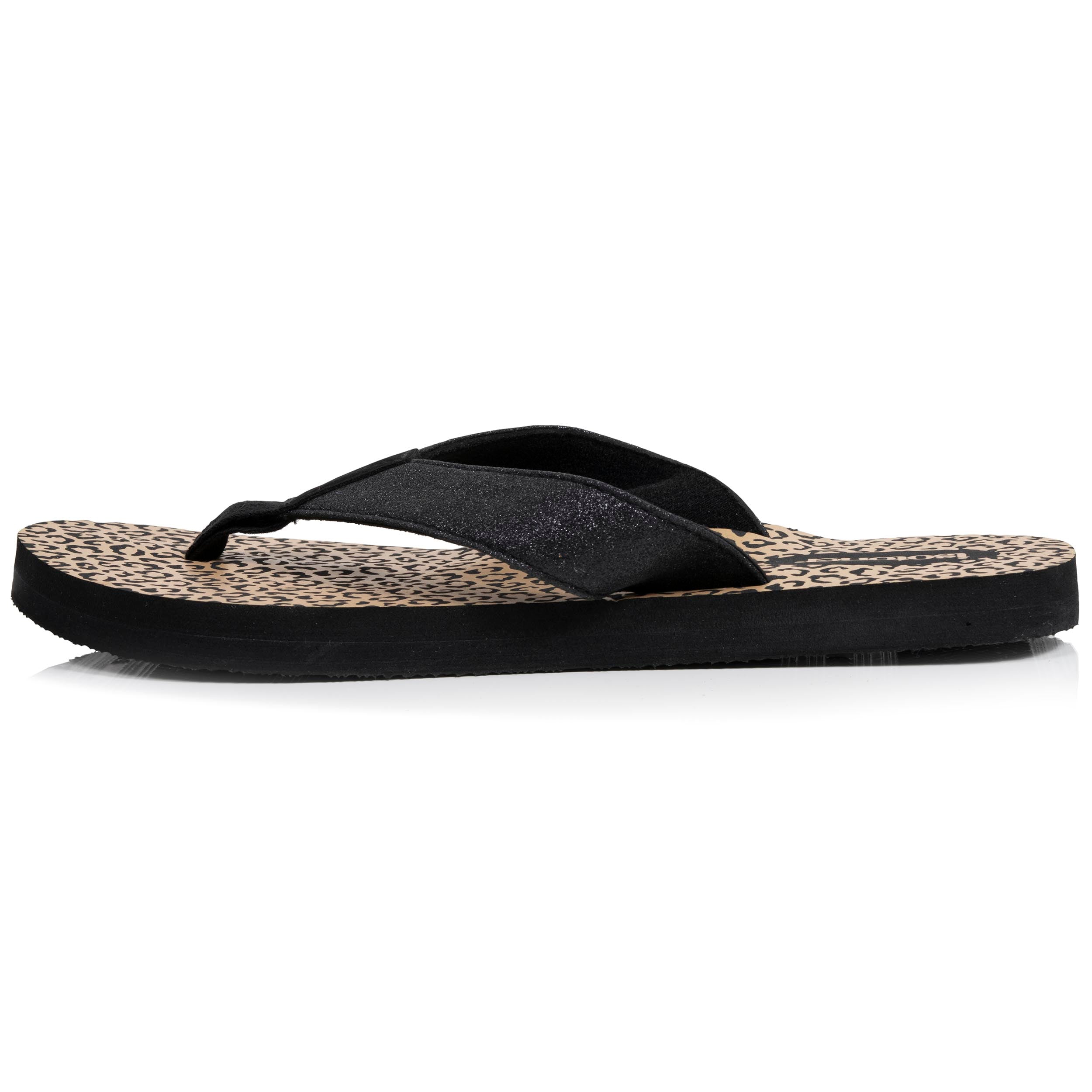 isotoner-tongs-femme-everywear-l-opard-noir image 4
