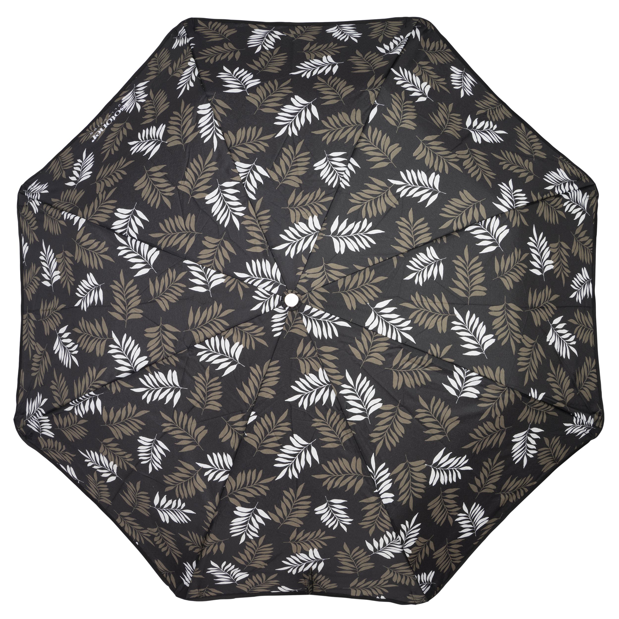 isotoner-parapluie-x-tra-solide-28-cm-feuille-kaki image 3