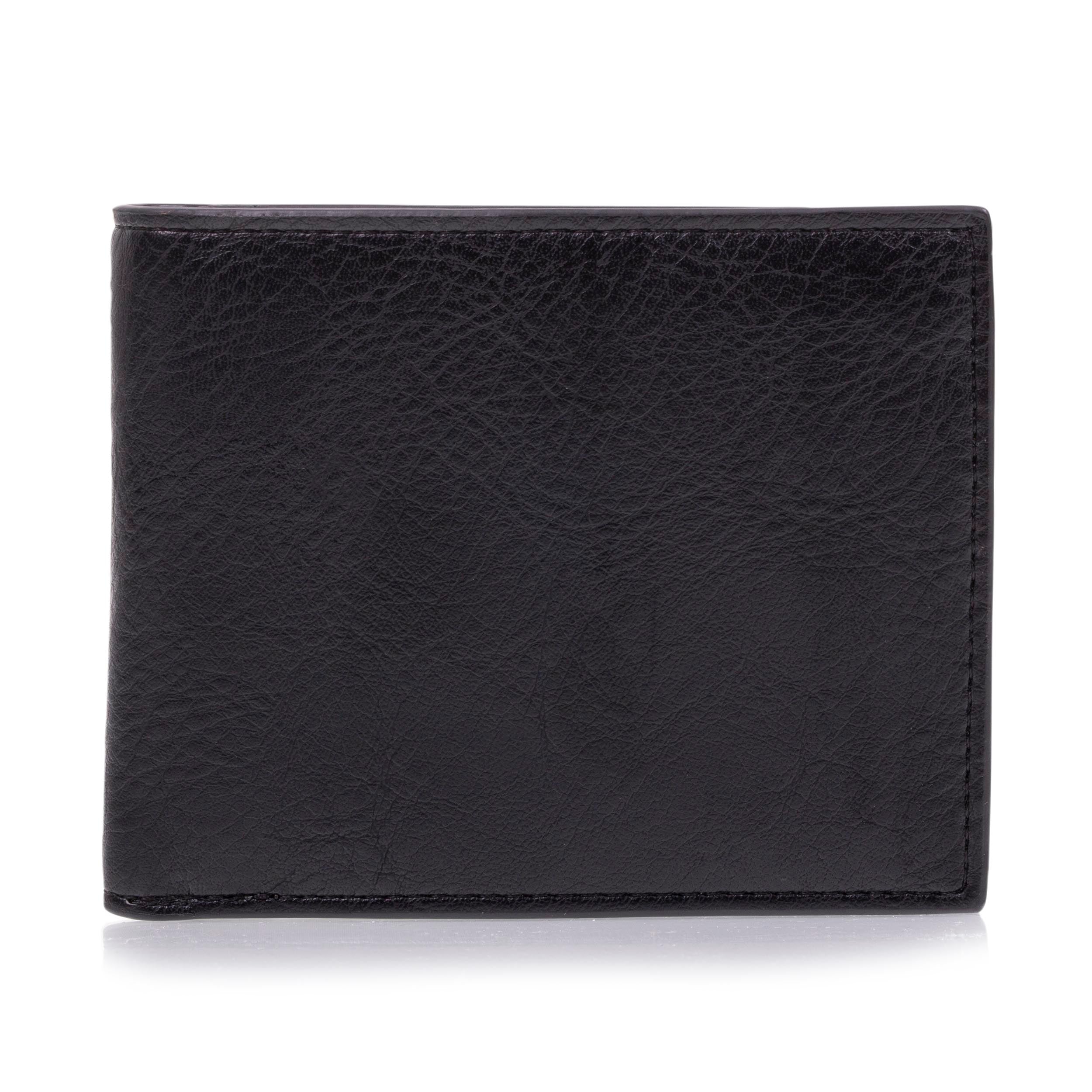 isotoner-portefeuille-homme-poche-pression-noir-rfid image 1