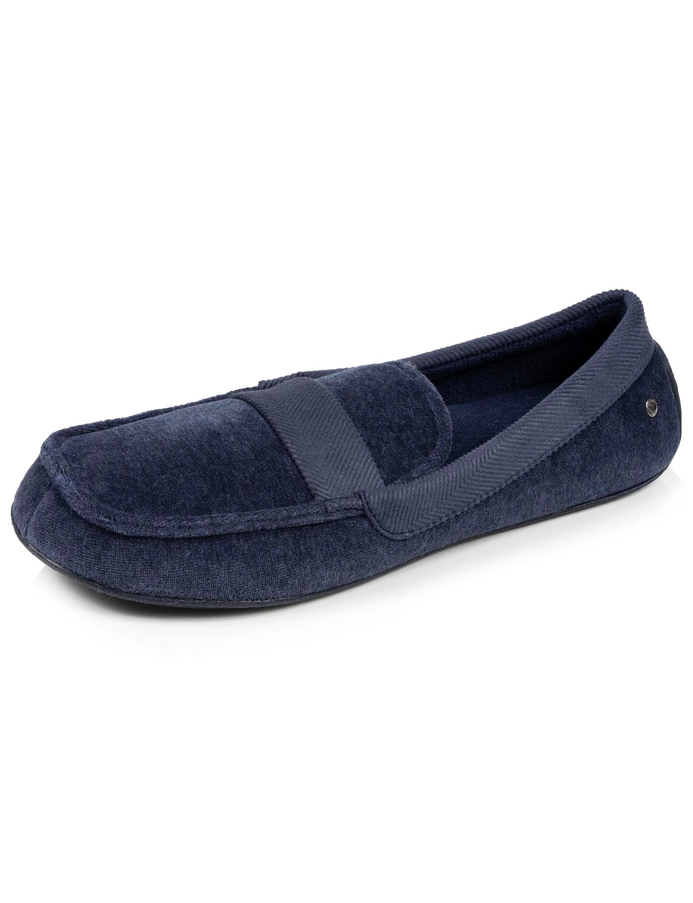 isotoner-chaussons-mocassins-homme-marine-chin image 6