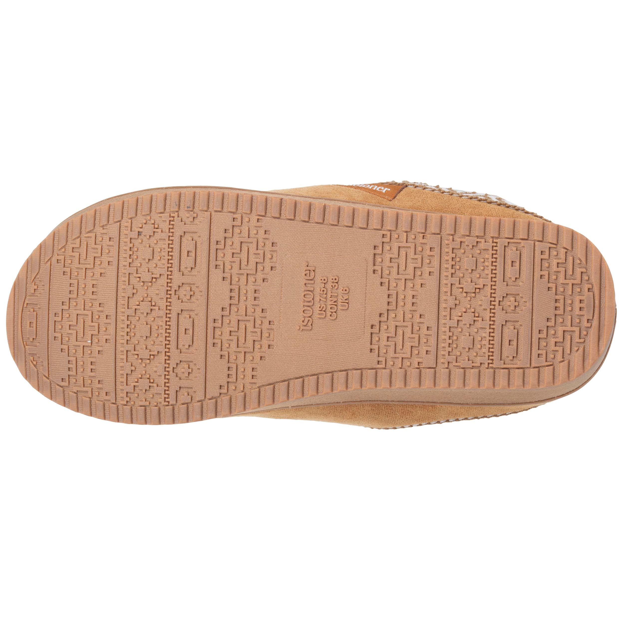 isotoner-chaussons-mules-plateforme-femme-camel-liser image 5