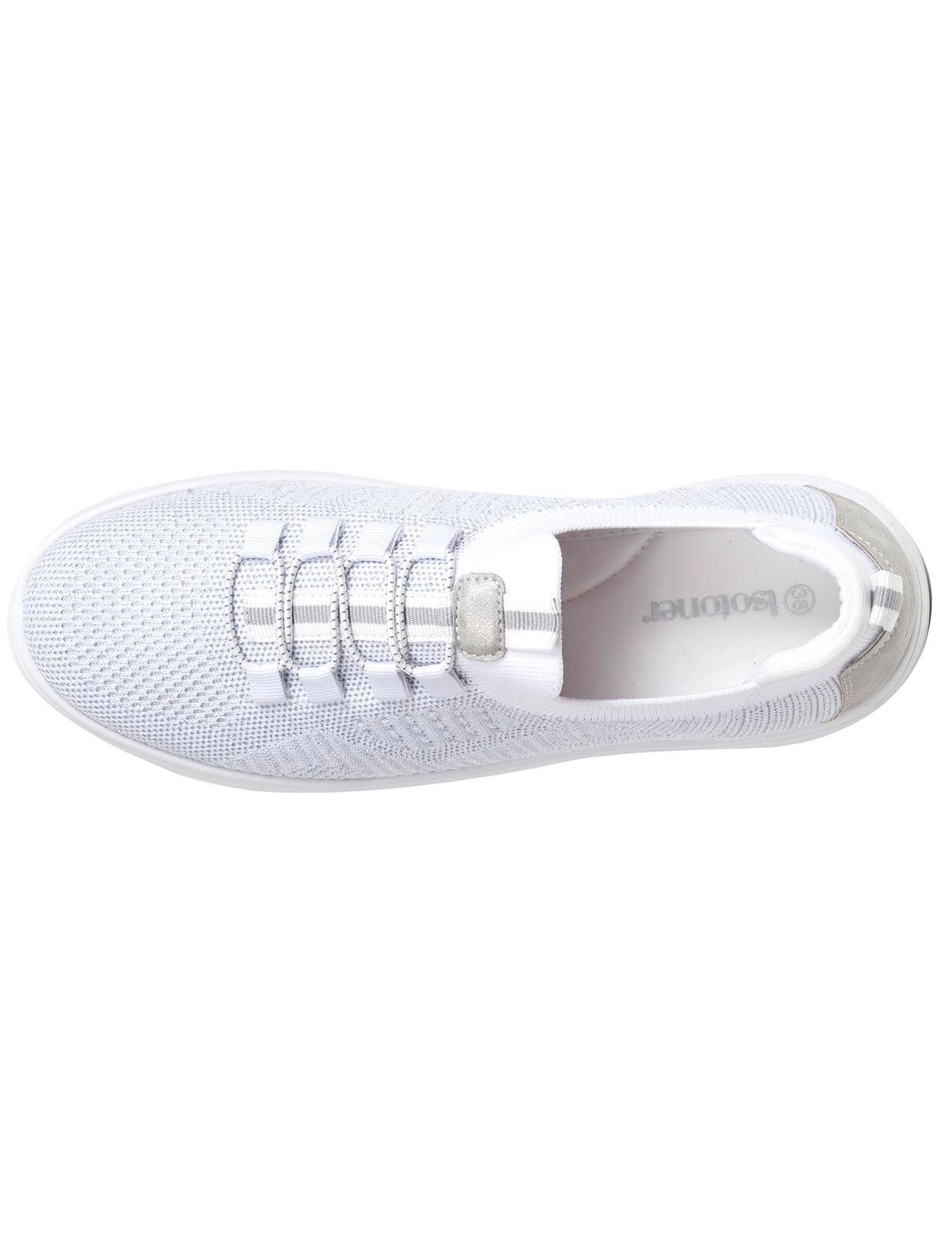 isotoner-baskets-slip-on-plateforme-femme-blanc-everywear image 7
