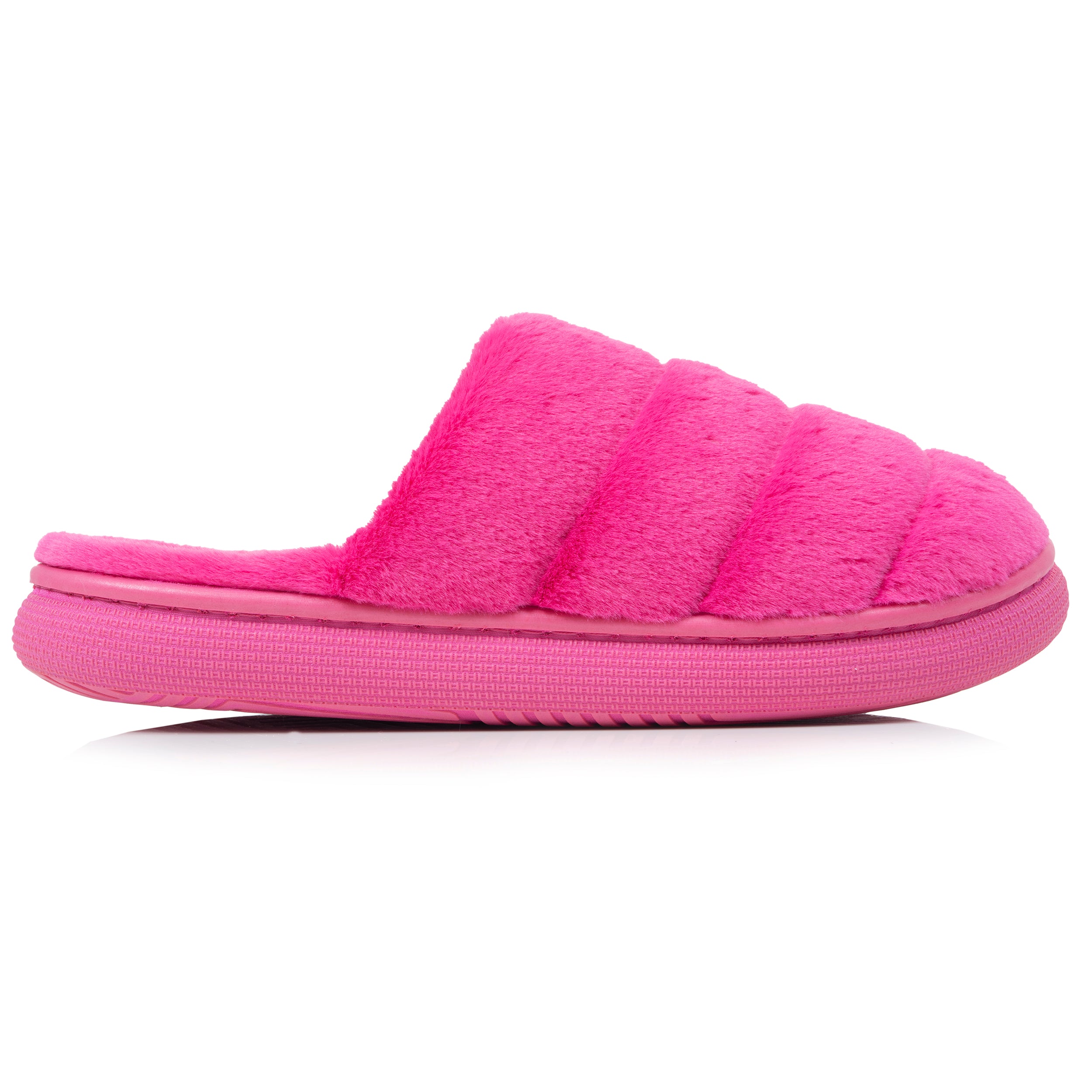 isotoner-chaussons-mules-femme-bloup-fuchsia image 8