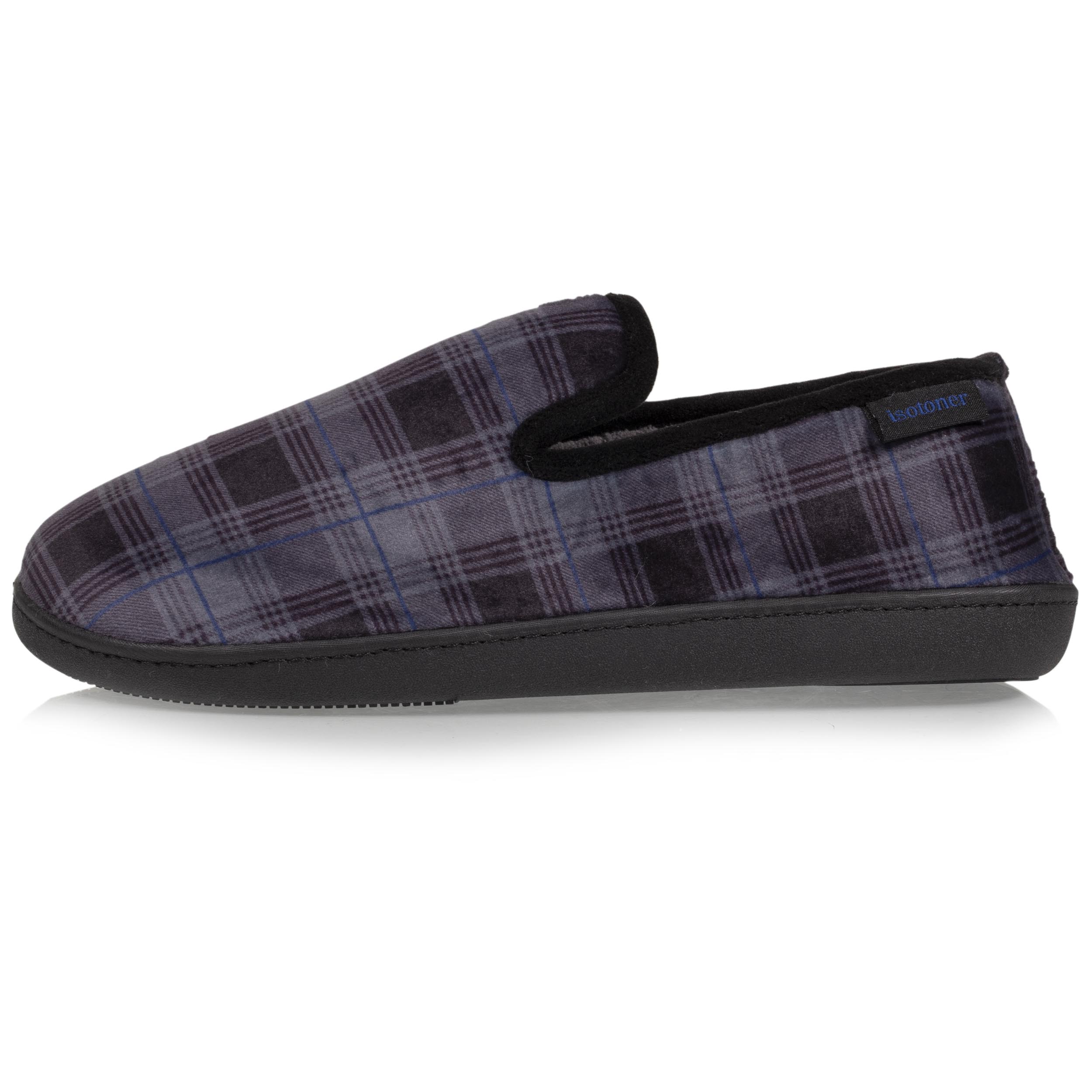 isotoner-chaussons-charentaises-homme-tartan image 4