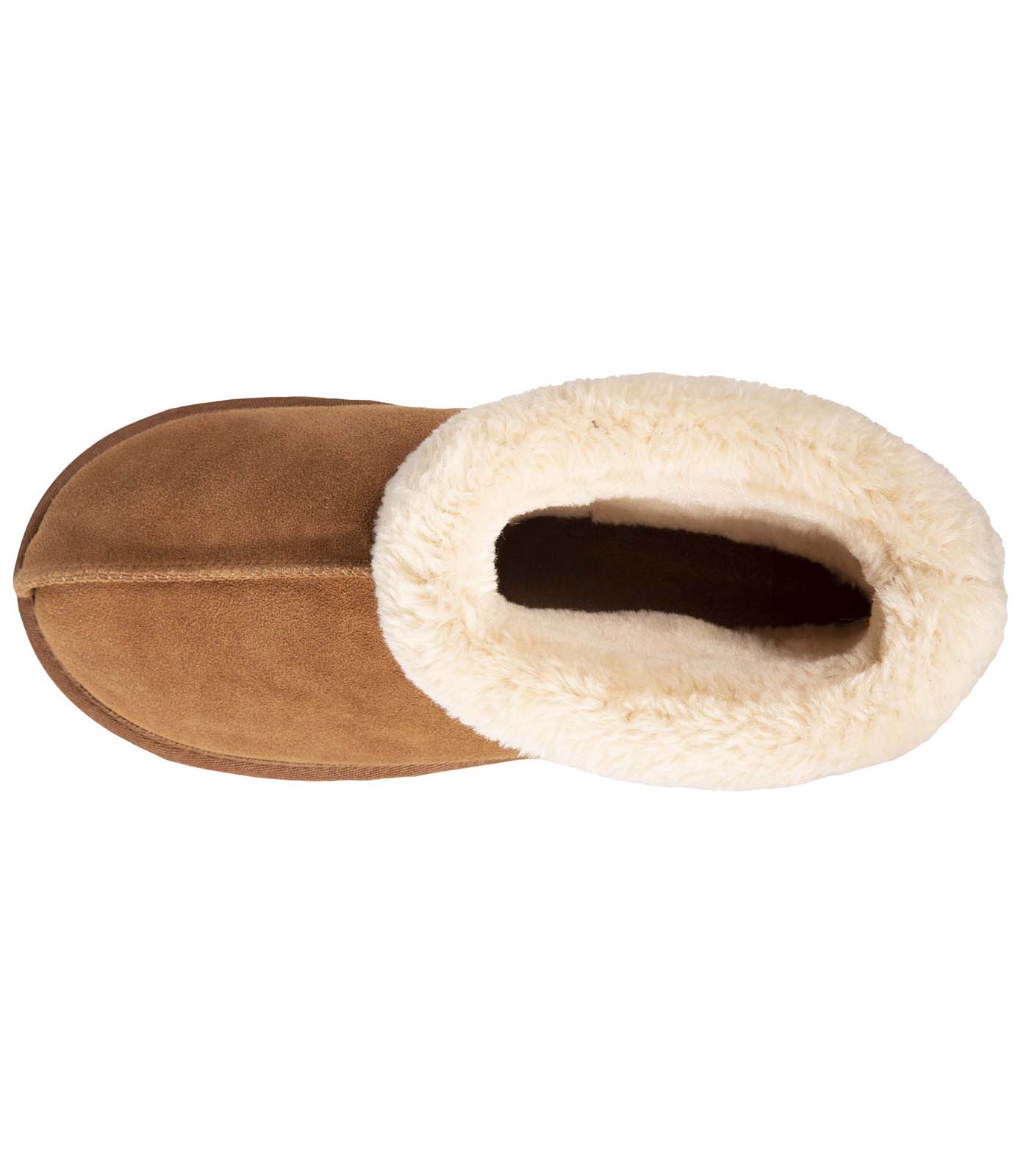 isotoner-chaussons-bottillons-fourr-s-femme-camel-cuir image 7
