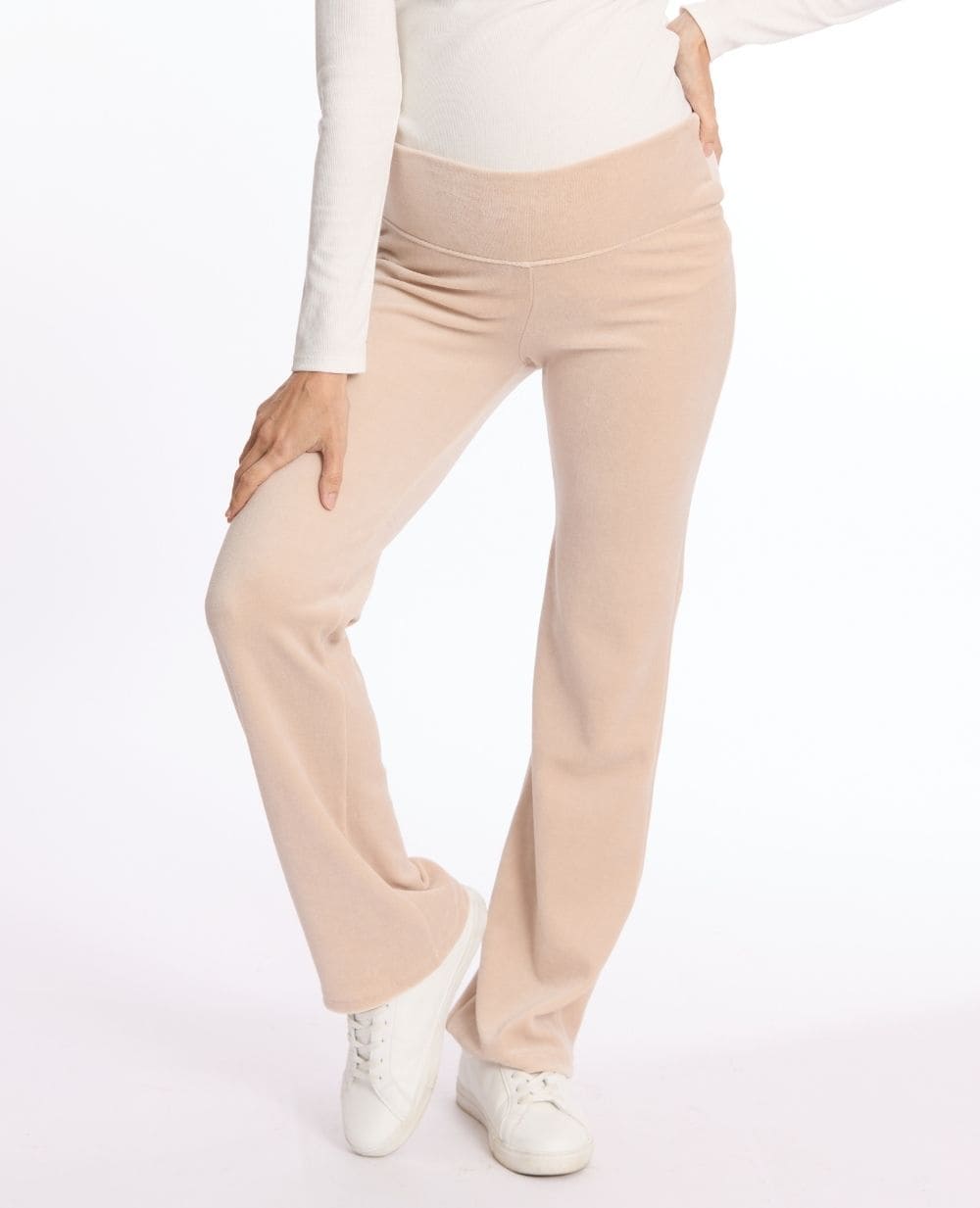cache-c-ur-pantalon-de-maternit-enzo-beige image 3