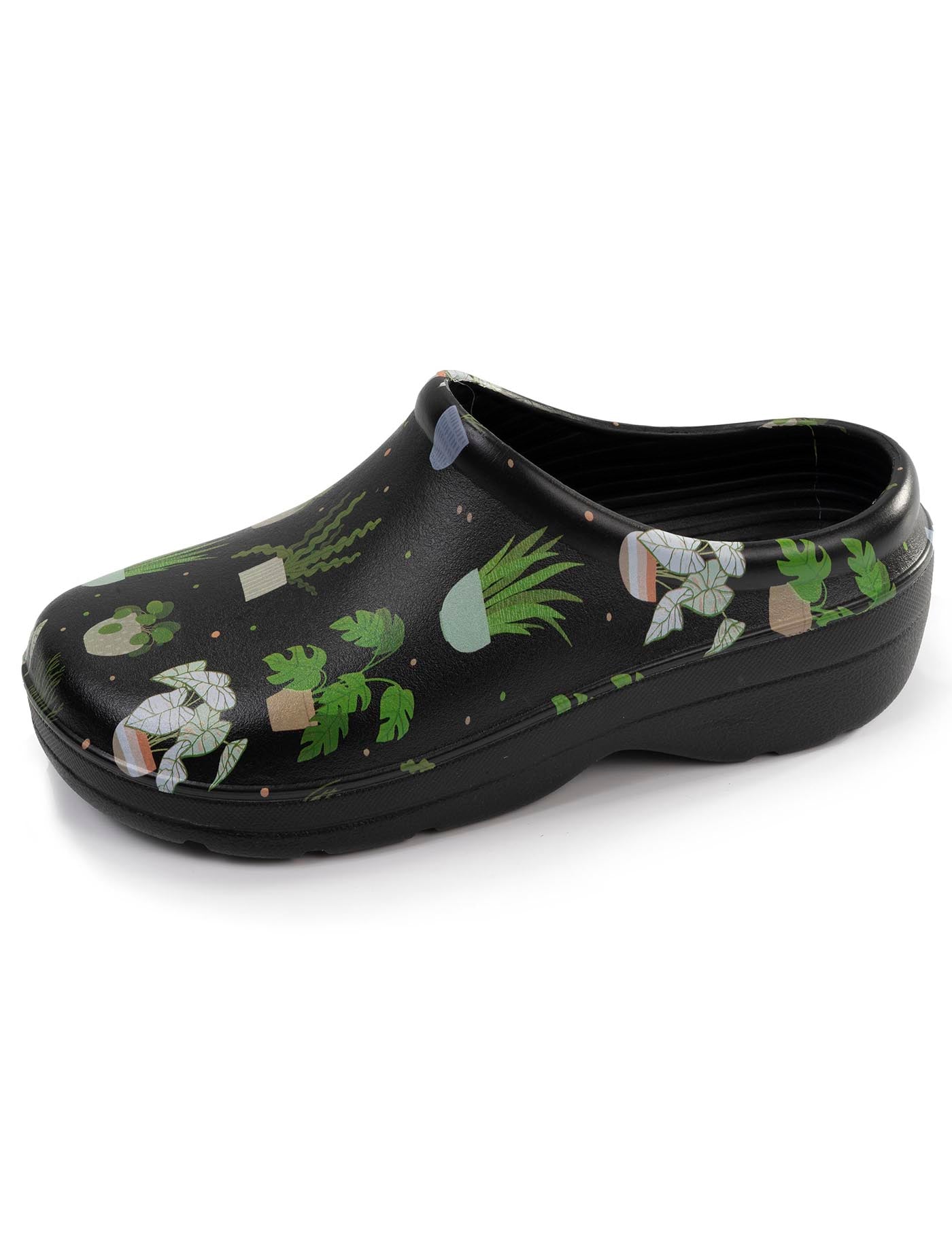 isotoner-sabots-de-jardin-everywear-femme-noir-plante image 6