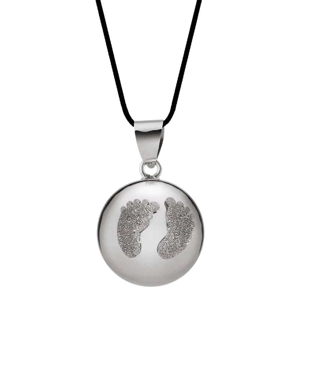 cache-c-ur-babyfeet-bola-de-grossesse-fait-main-black-rhodium image 1
