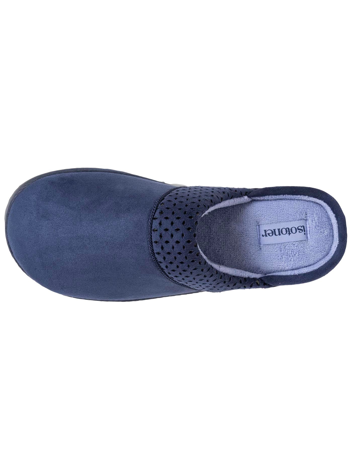 isotoner-chaussons-mules-crant-es-femme-marine-confort-int-rieur image 7