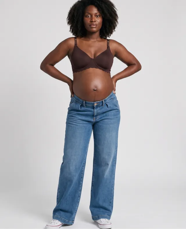 cache-c-ur-jean-de-grossesse-wide-leg-kelly-mid-blue image 1