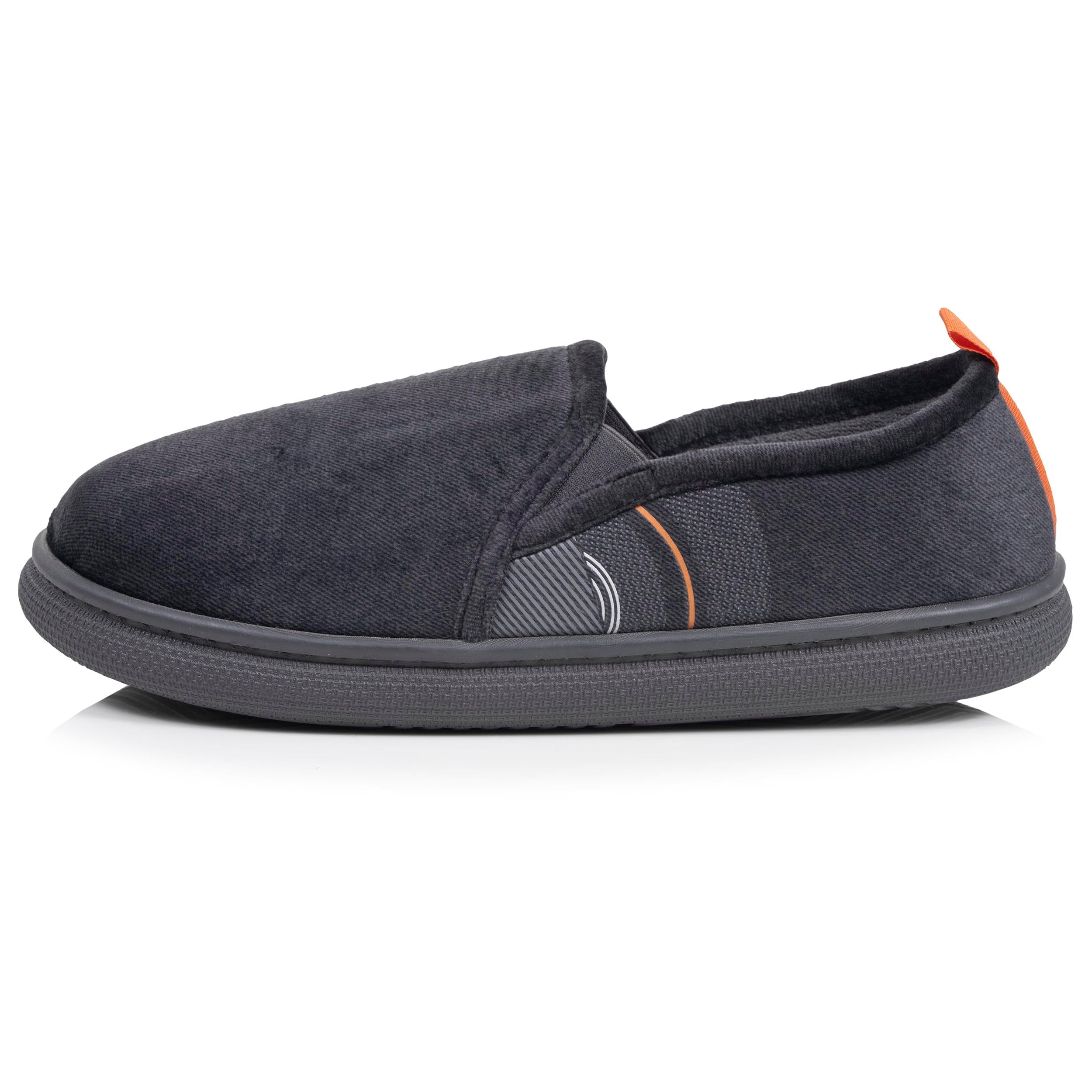 isotoner-chaussons-slippers-homme-gris-chin image 3