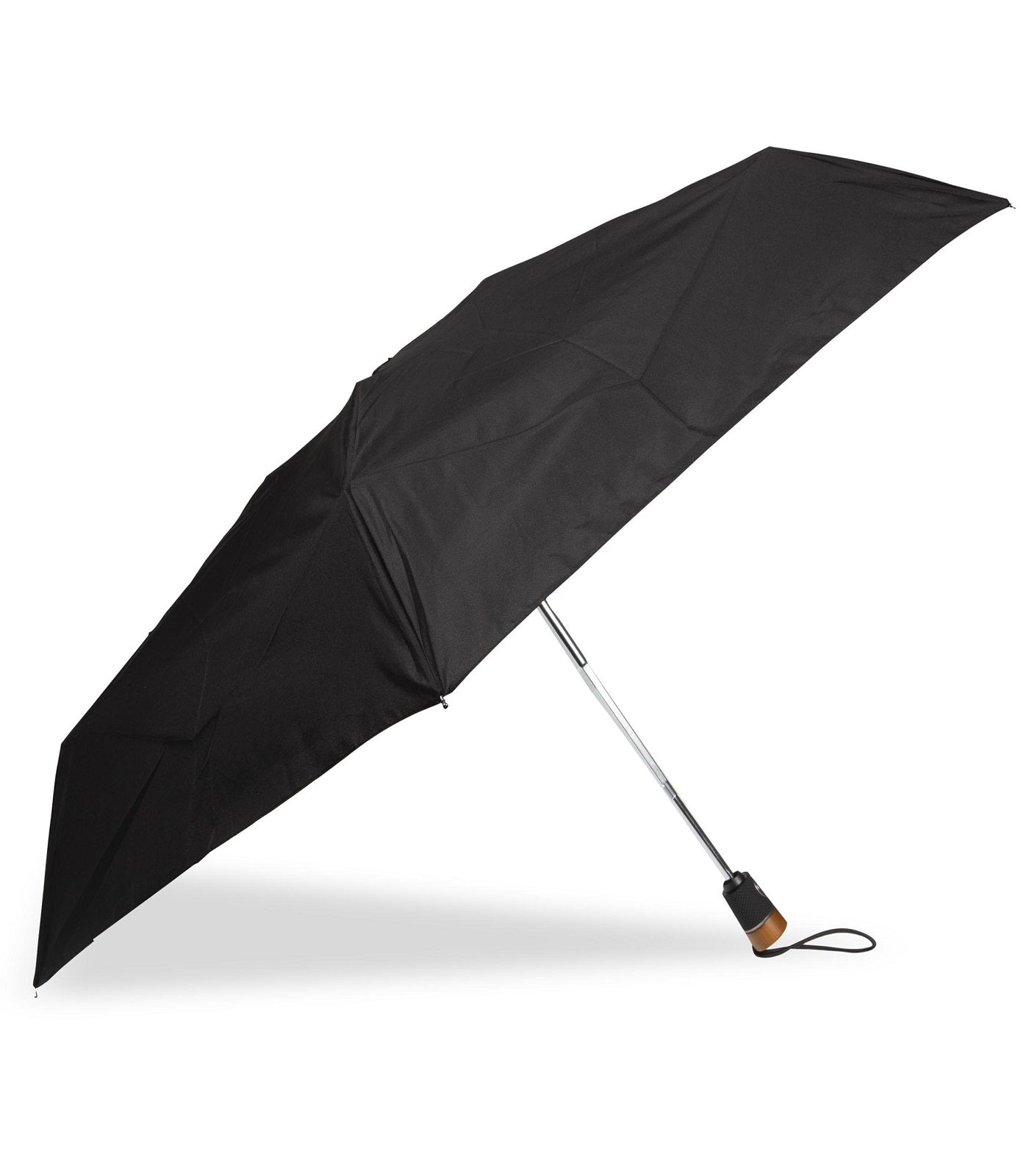 isotoner-parapluie-bois-x-tra-solide-noir-deluxe image 8