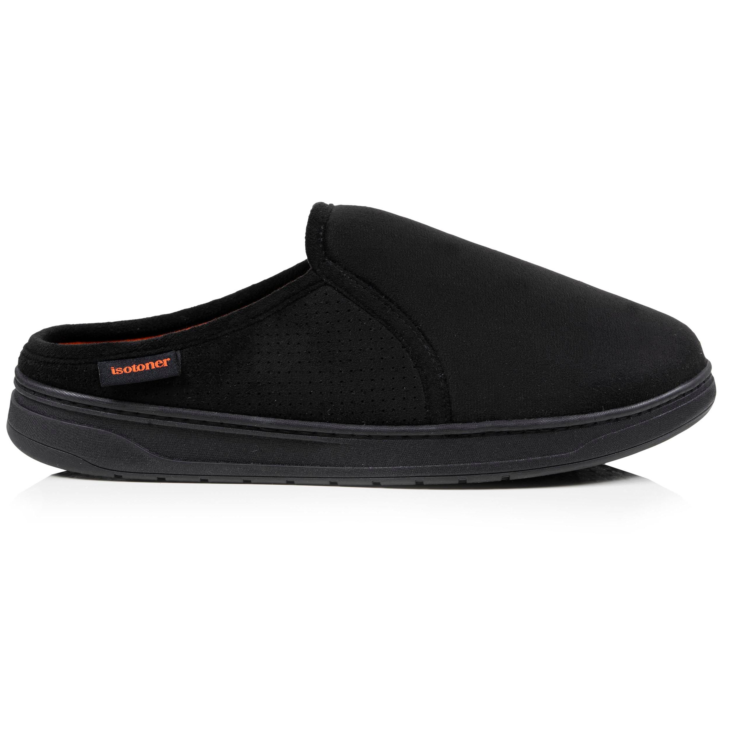 isotoner-chaussons-mules-homme-noir-perfor-es-su-dine-semelle-sport image 8