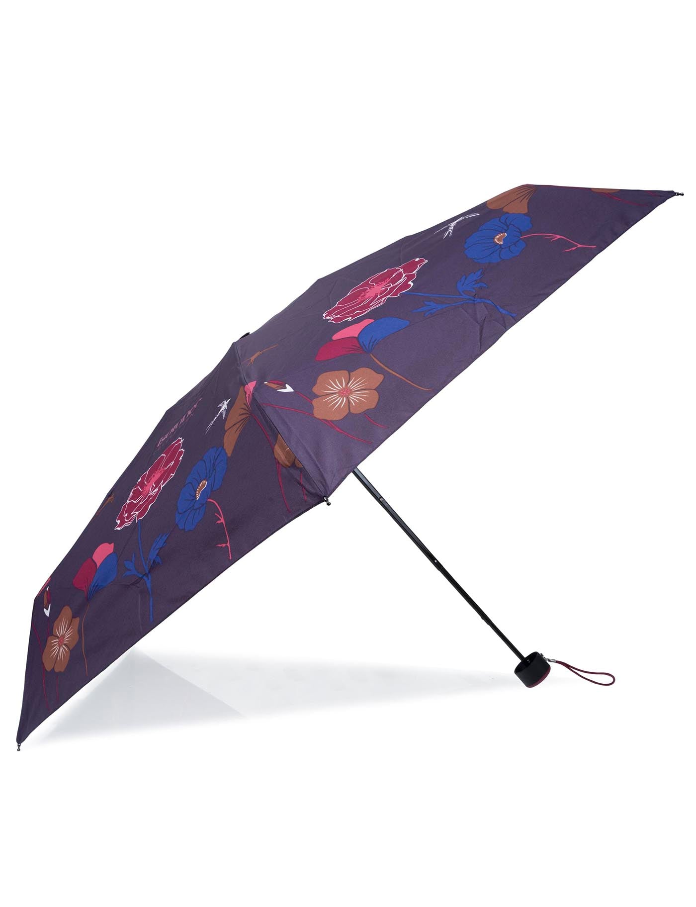 isotoner-parapluie-mini-slim-frise-bleue-recycl image 7