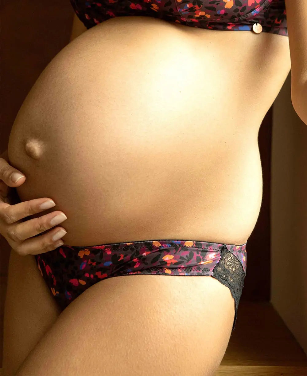 cache-c-ur-lilly-multico-culotte-de-grossesse-taille-basse image 2