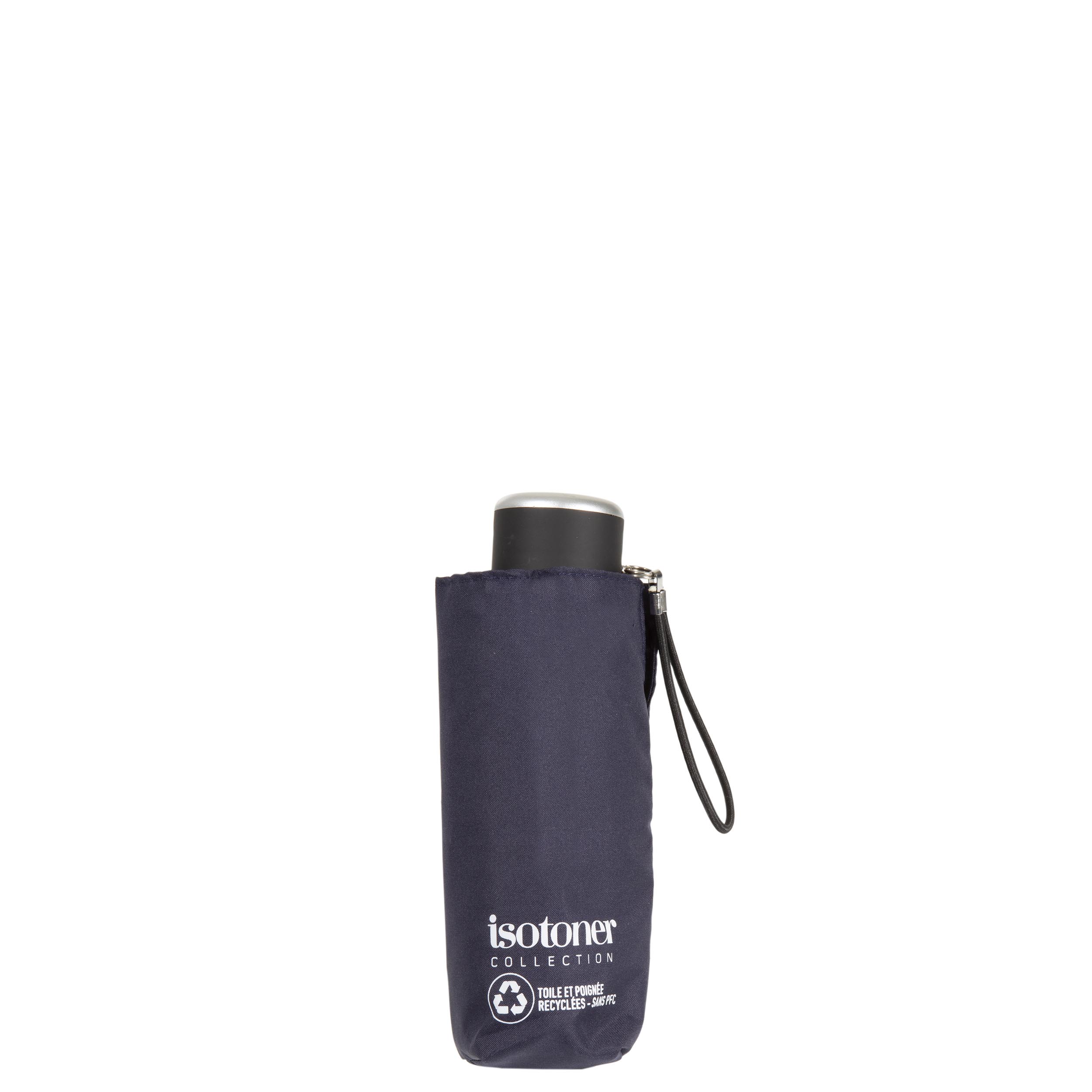 isotoner-parapluie-mini-slim-marine-parapluie-pliant image 4