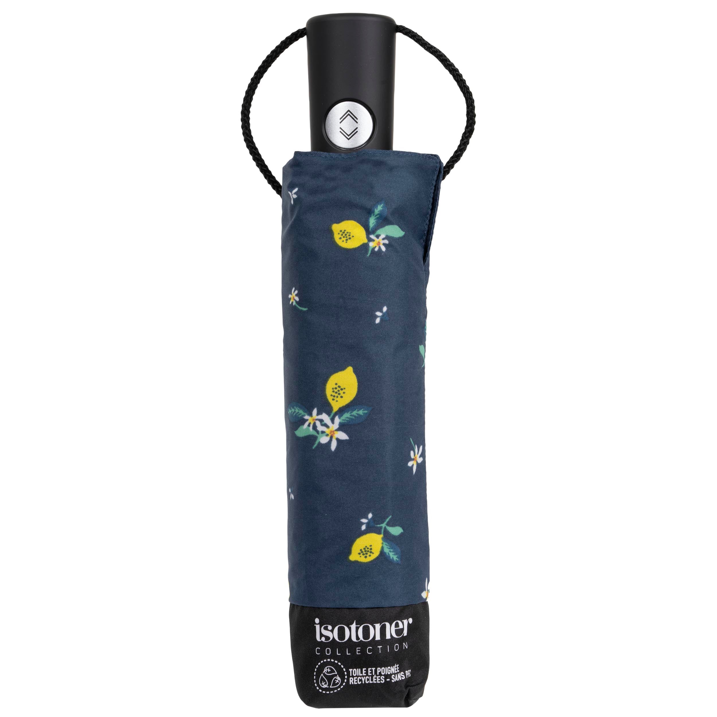 isotoner-parapluie-auto-citron-jaune-ultra-d-perlant image 4