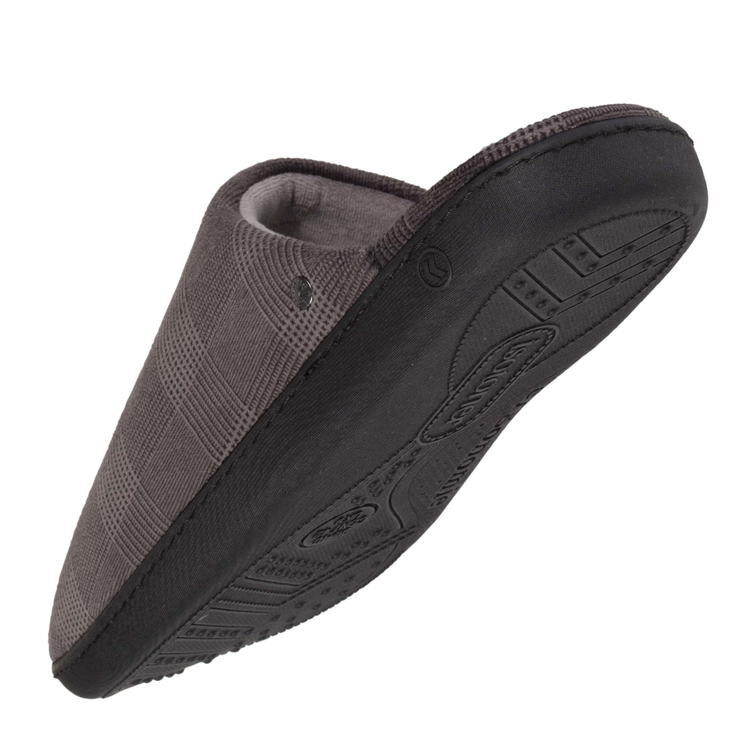 isotoner-chaussons-mules-homme-big-boss-gris image 5