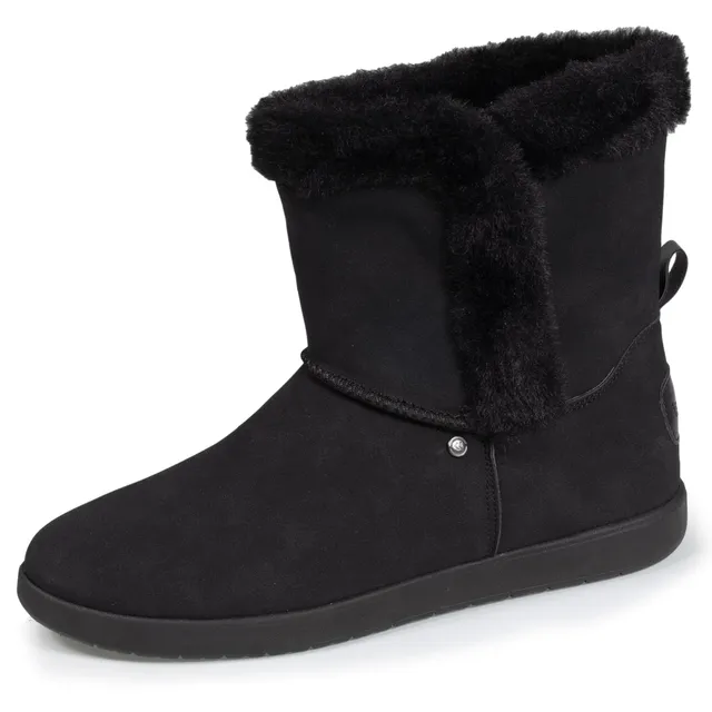 isotoner-bottines-femme-fourr-es-revers-noir image 1