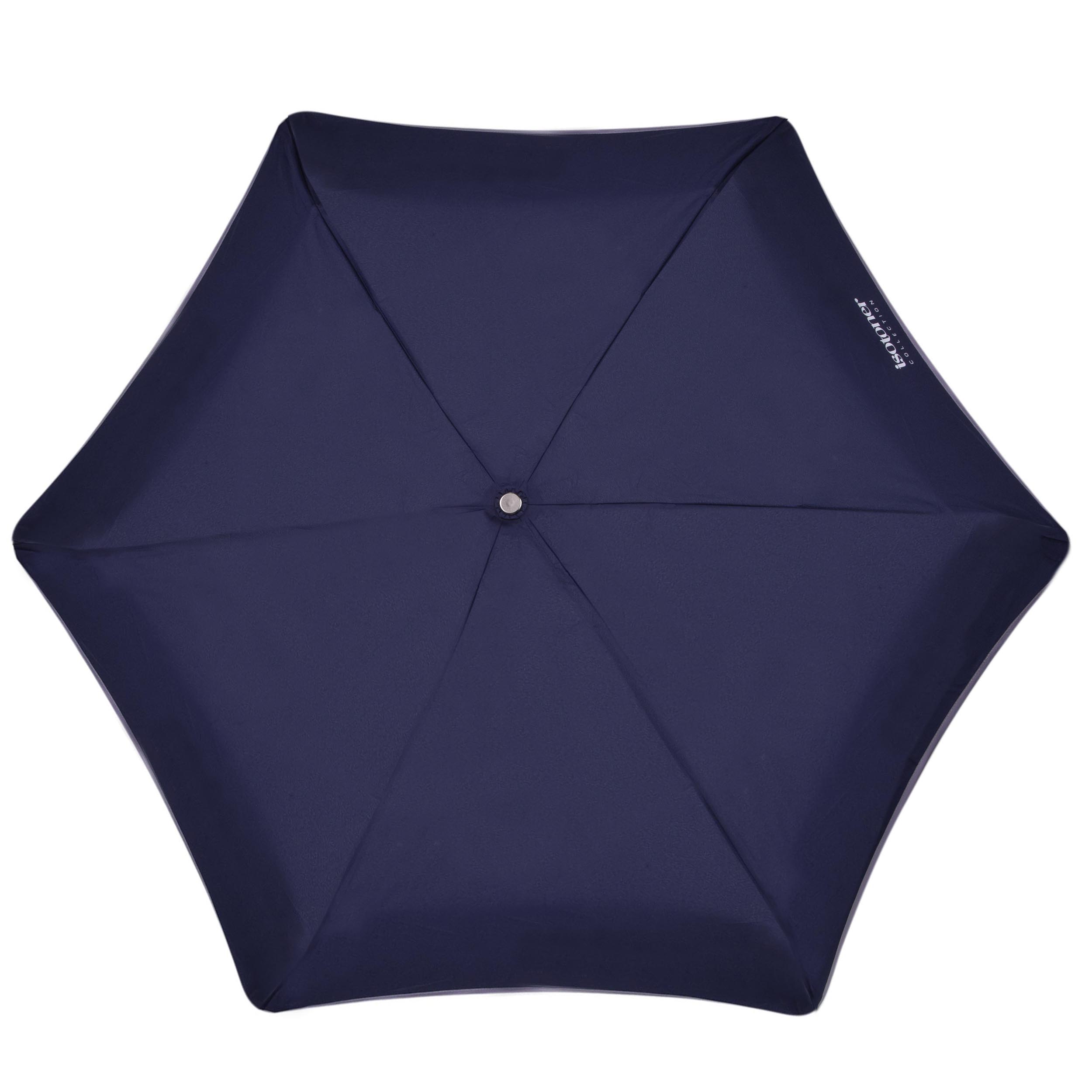 isotoner-parapluie-alpha-x-tra-solide-marine-liser-23-cm image 3