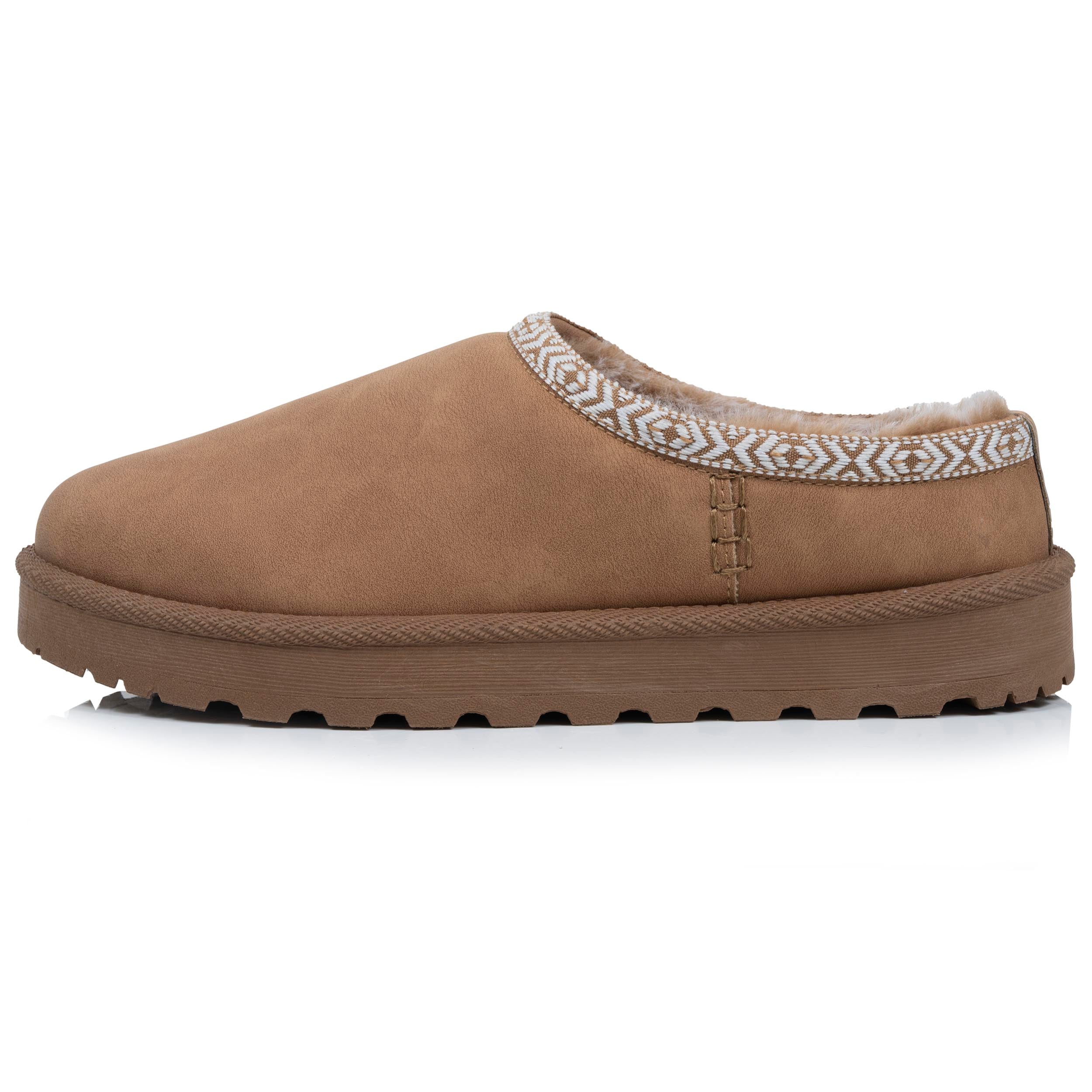 isotoner-sabots-cozy-femme-fourr-s-camel-everywear-m-moire-de-forme image 4