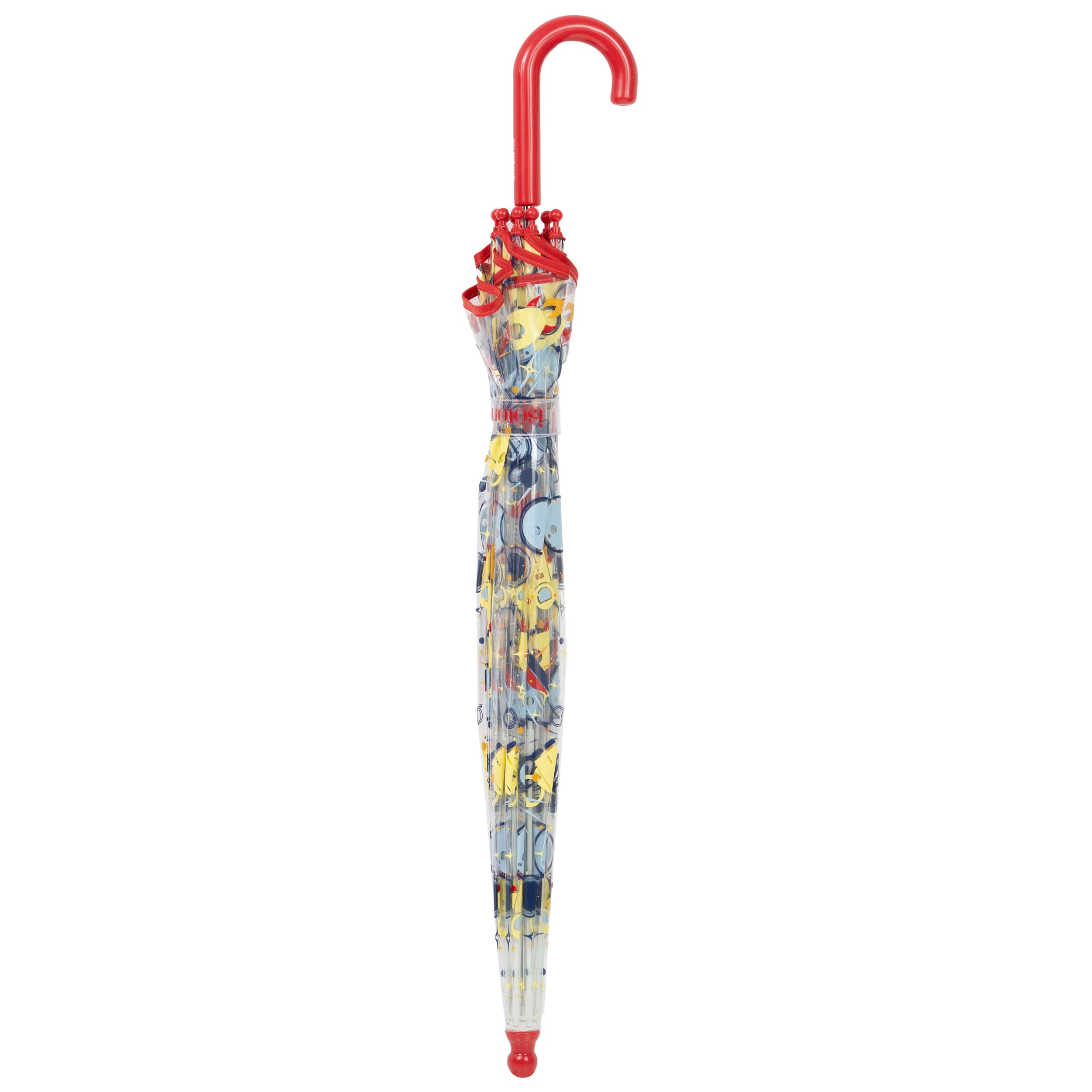 isotoner-parapluie-enfant-cloche-transparent-cosmonaute-70-cm image 5
