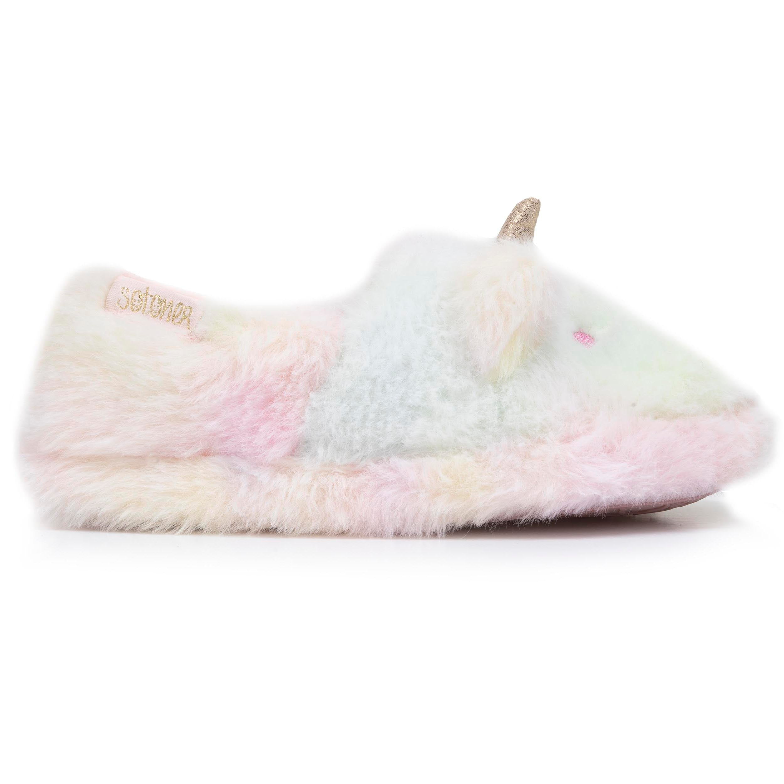 isotoner-chaussons-slippers-fille-licorne-multicolor image 8