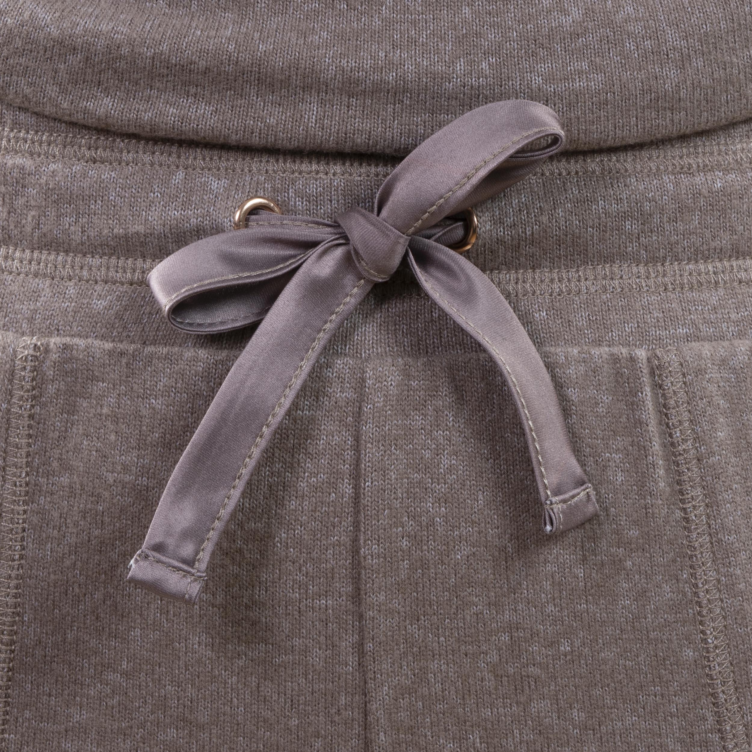 isotoner-pantalon-large-femme-taupe-chin-viscose-ecovero image 2