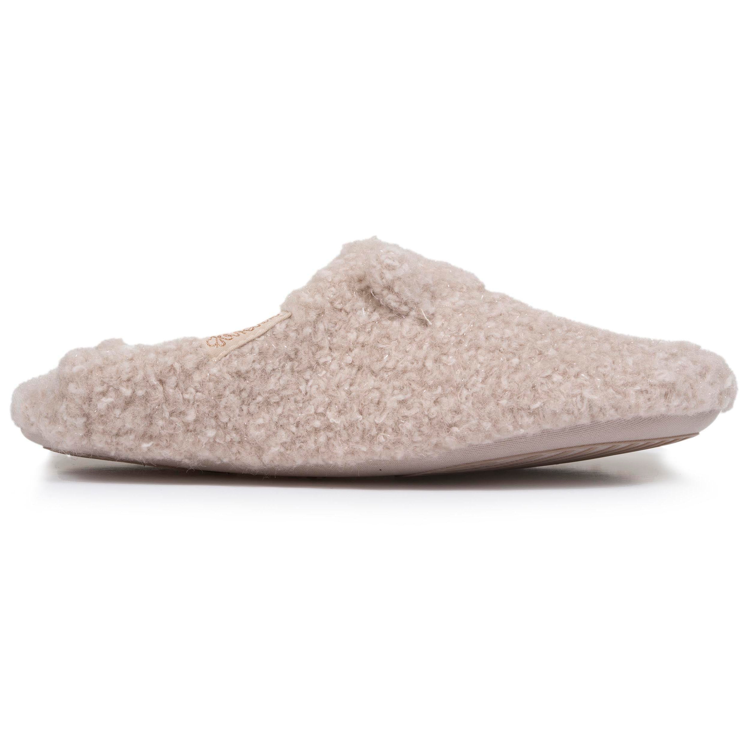 isotoner-chaussons-babouches-femme-ours-beige image 8