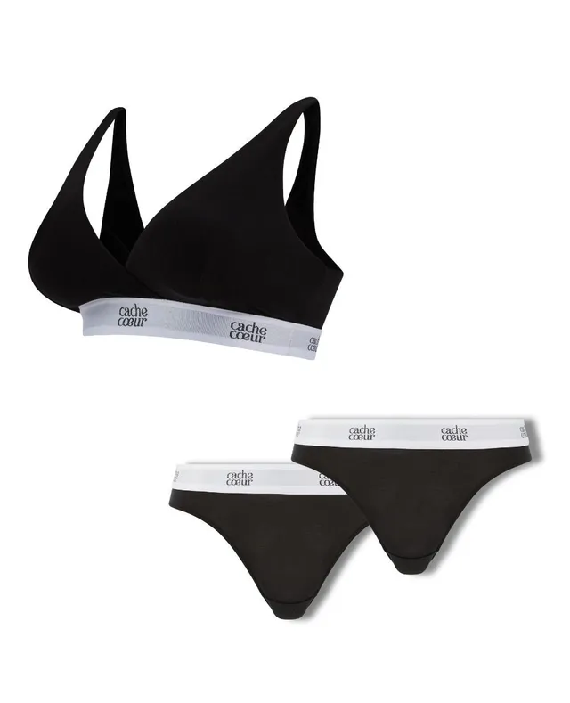 cache-c-ur-life-pack-maternit-1-brassi-re-noire-2-culottes image 1