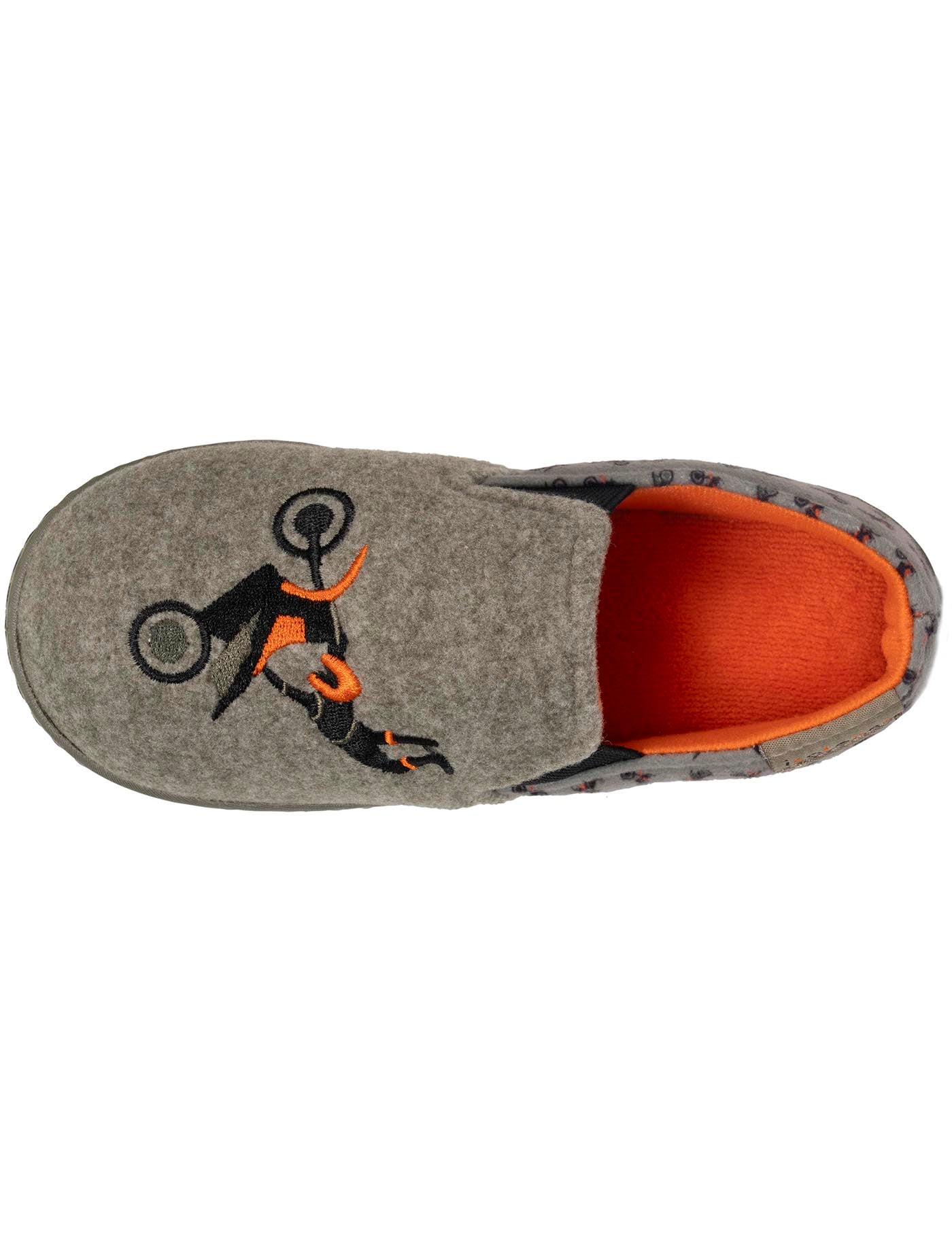 isotoner-chaussons-mocassins-enfant-moto-kaki-chin image 7