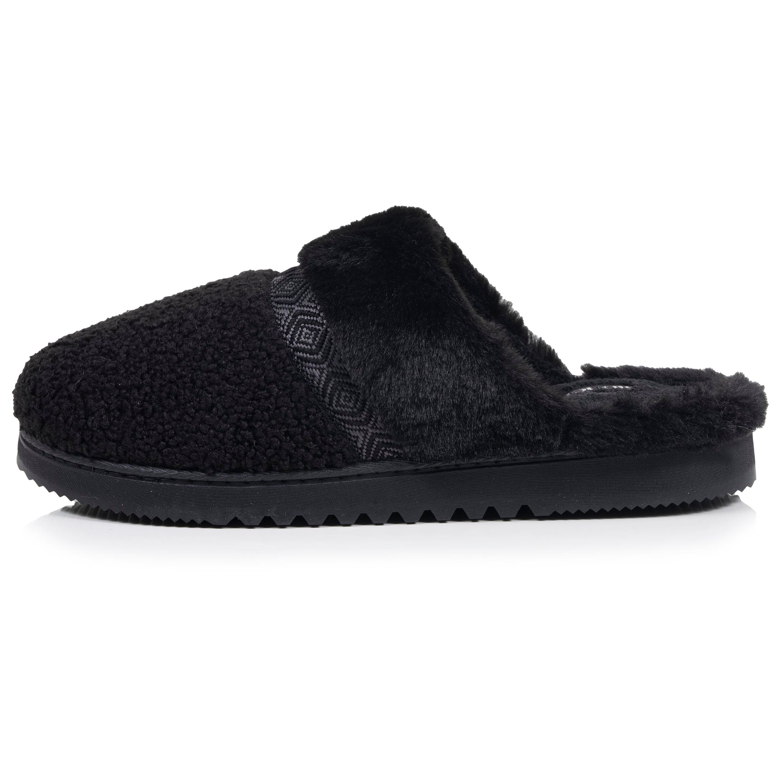 isotoner-chaussons-mules-crant-es-femme-noir image 4