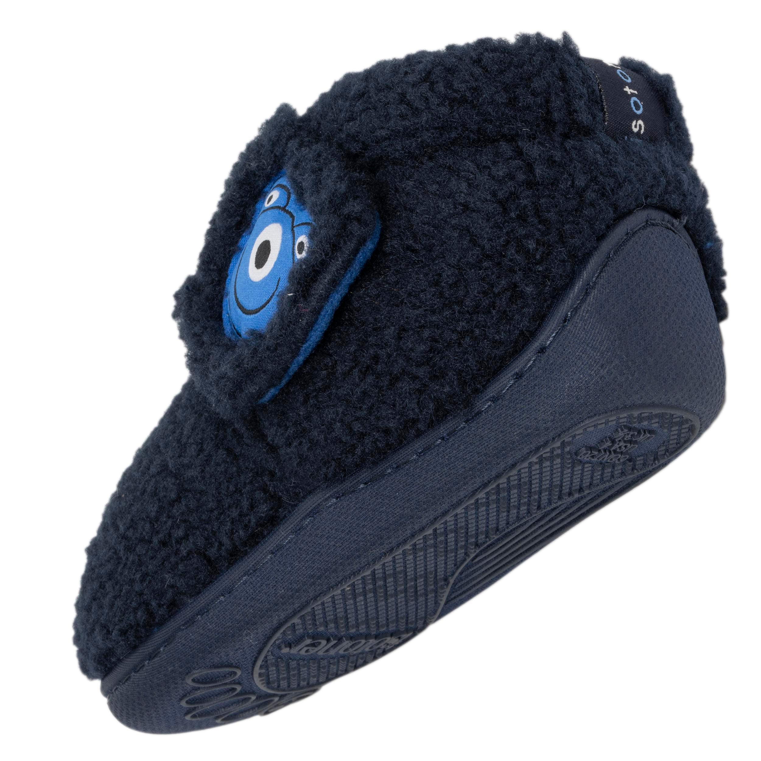 isotoner-chaussons-bottillons-scratch-b-b-marine-monstre image 5