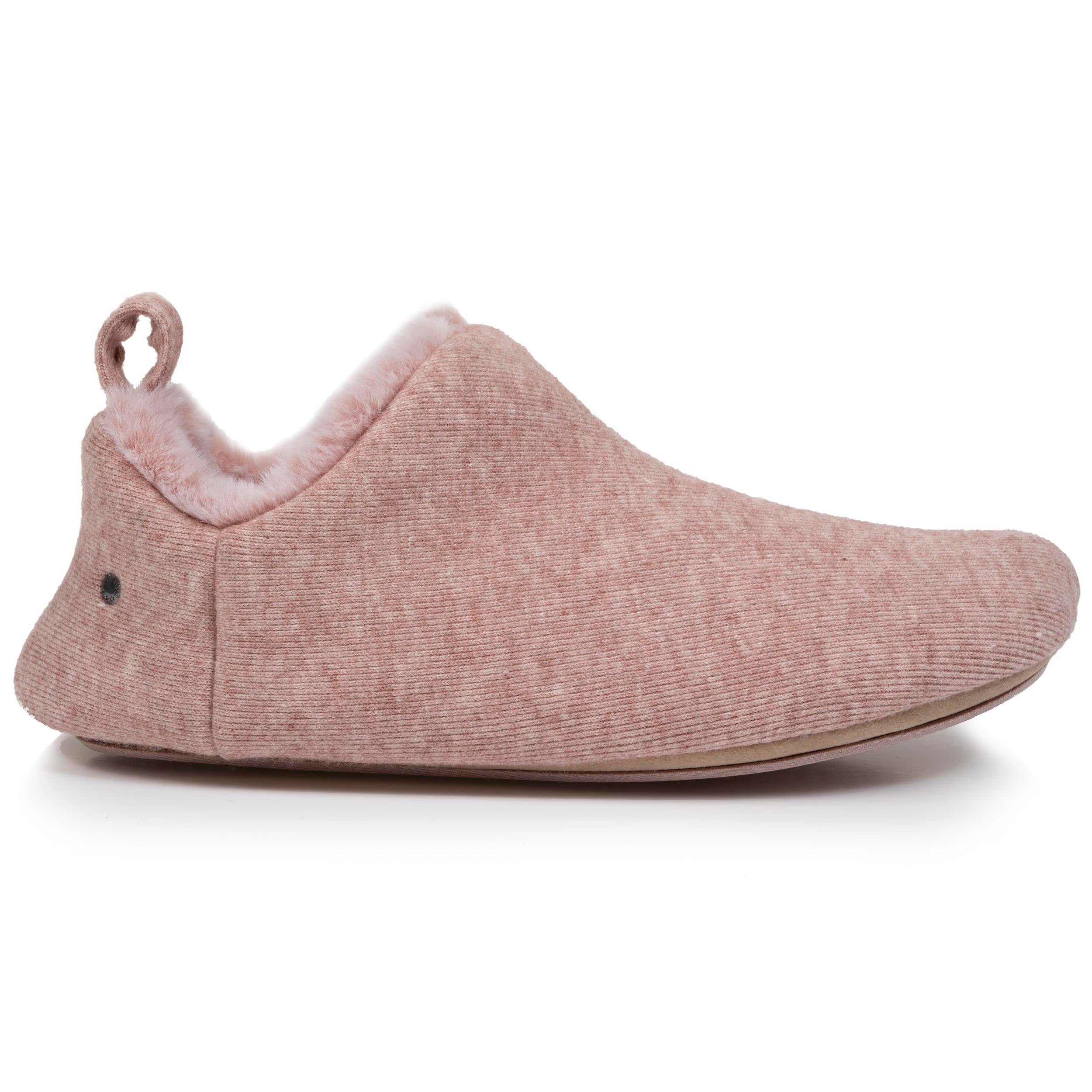 isotoner-chaussons-bottillons-bas-femme-rose-chin image 8