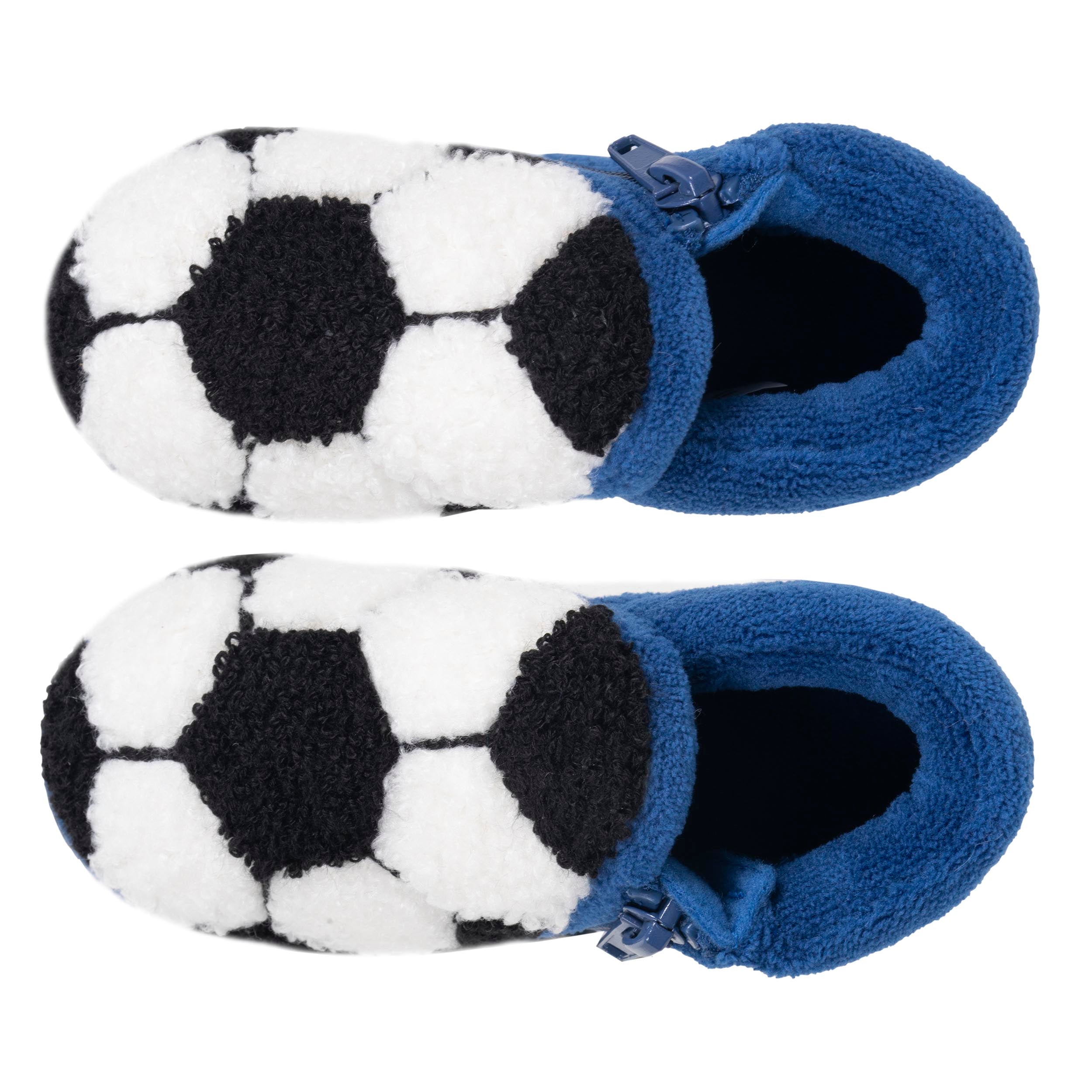 isotoner-chaussons-bottillons-zip-b-b-gar-on-bleu image 2