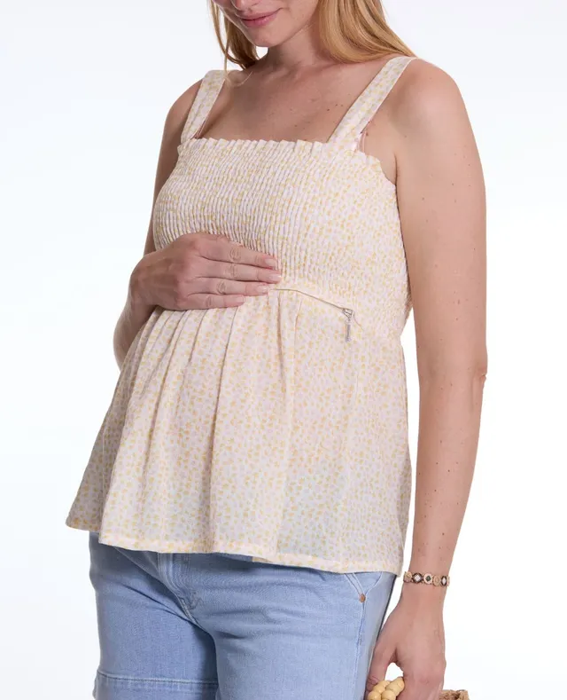 cache-c-ur-top-de-grossesse-et-allaitement-ambre-jaune image 1
