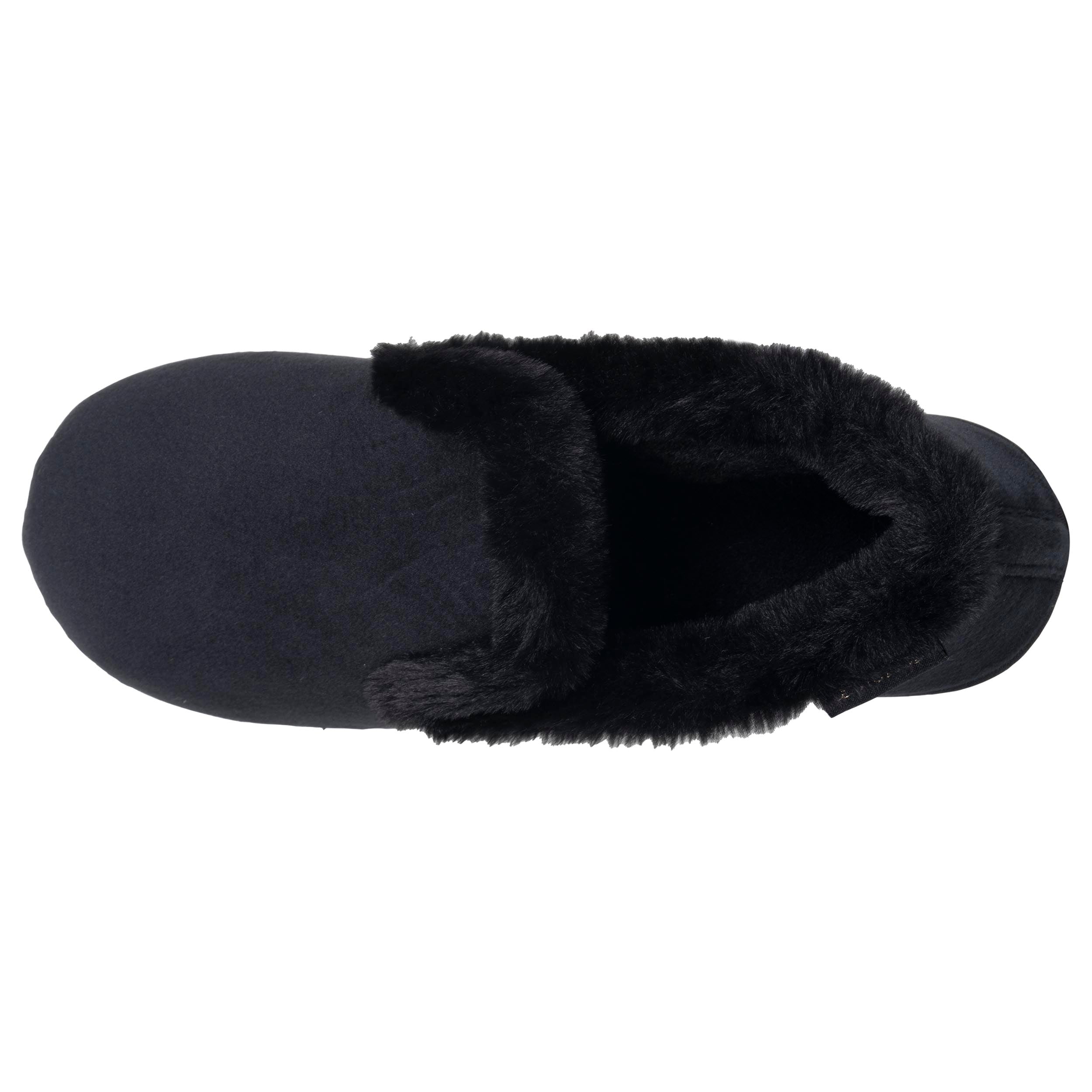 isotoner-chaussons-charentaises-femme-velours-noir image 3