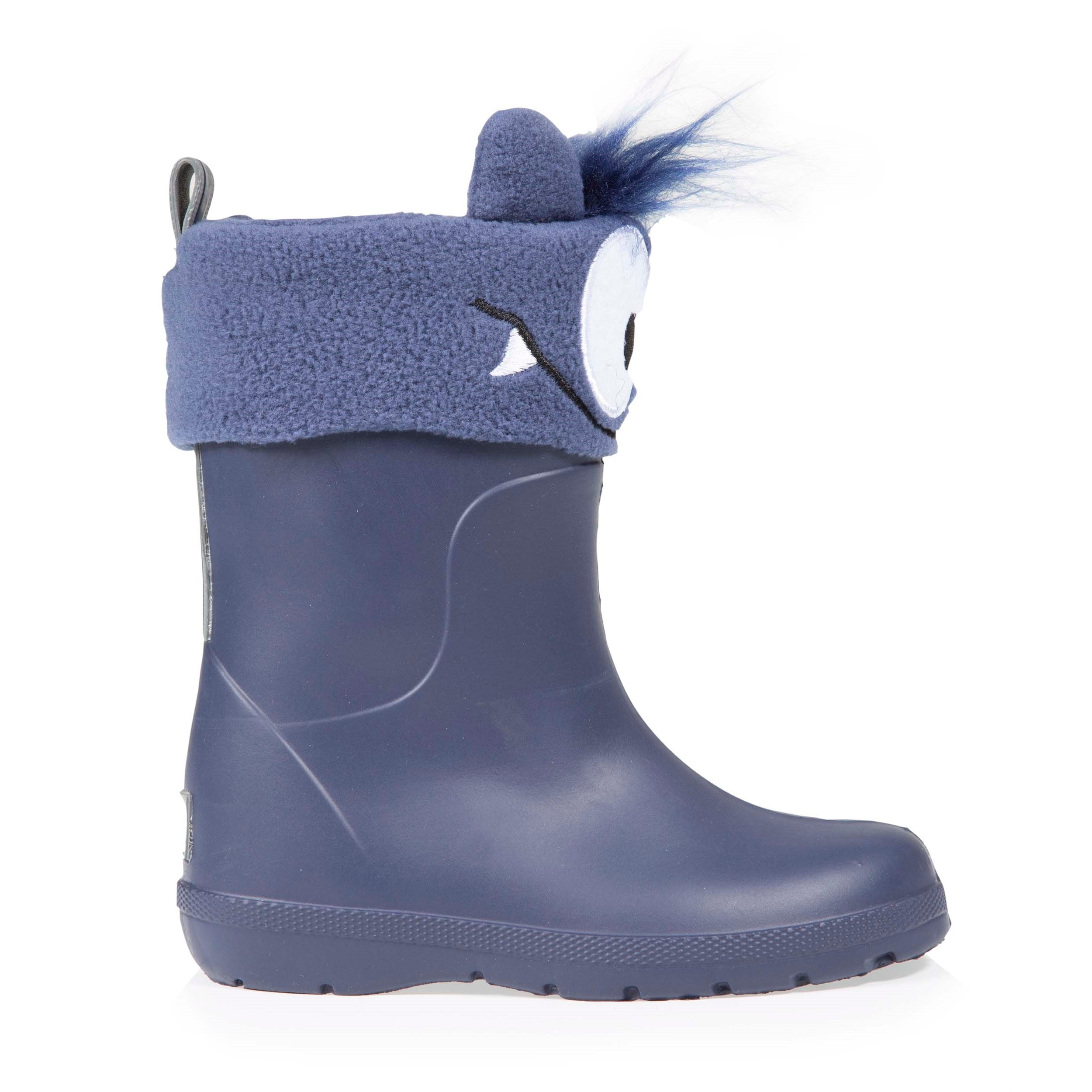 isotoner-bottes-de-pluie-enfant-bleu-chaussette-everywear image 8