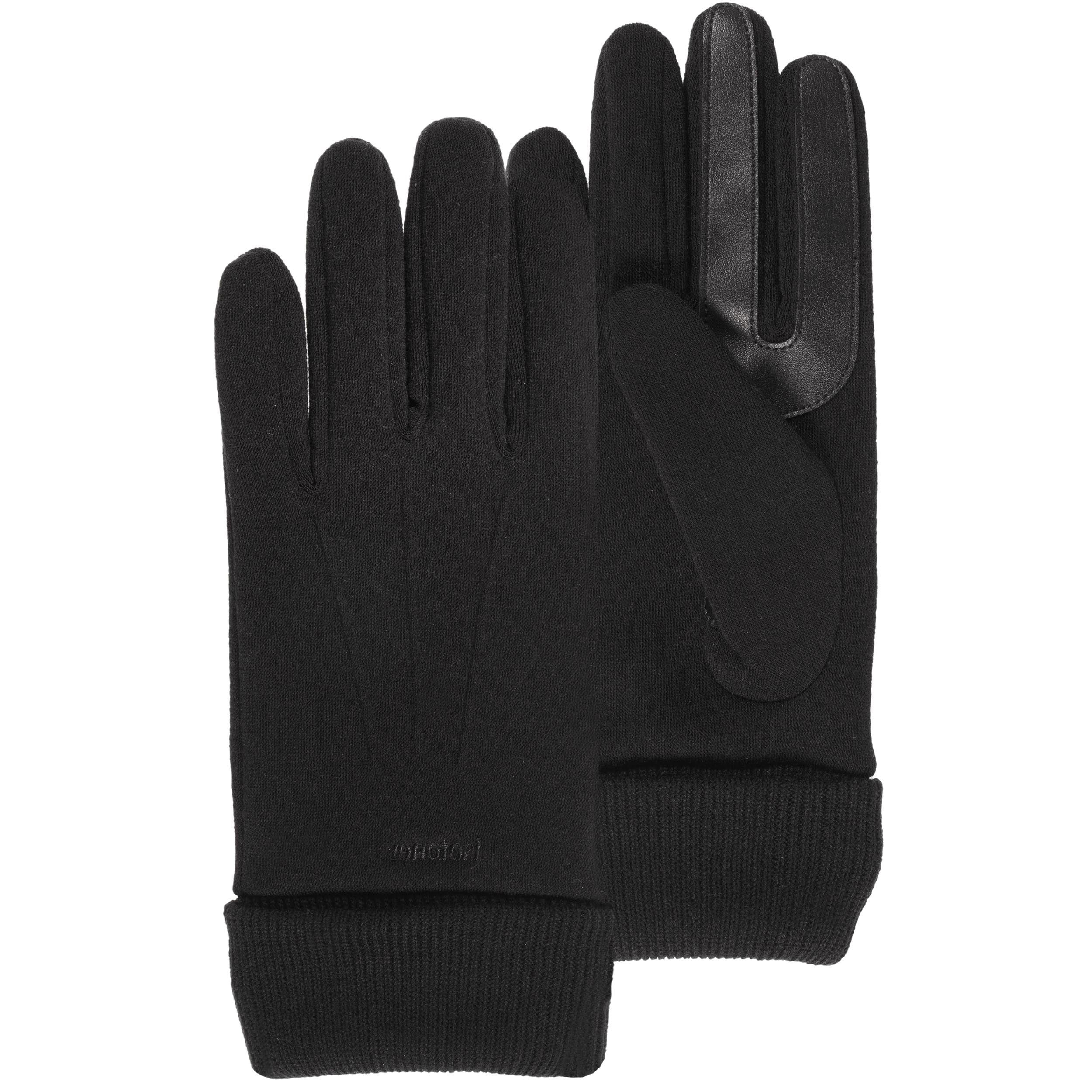 isotoner-gants-homme-tactiles-noir-smartouch image 1