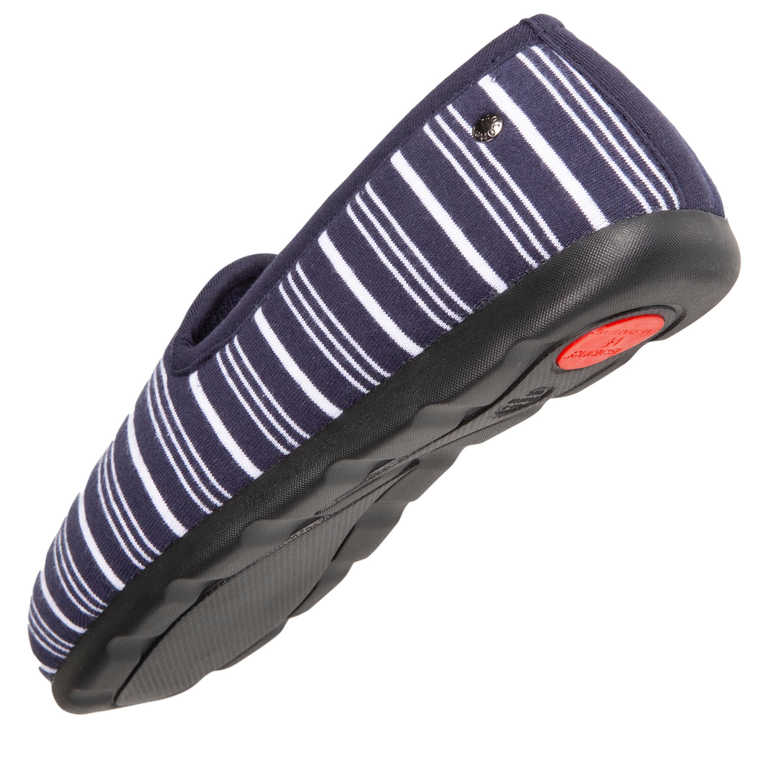 isotoner-chaussons-charentaises-femme-bleu-marine-marini-re image 5