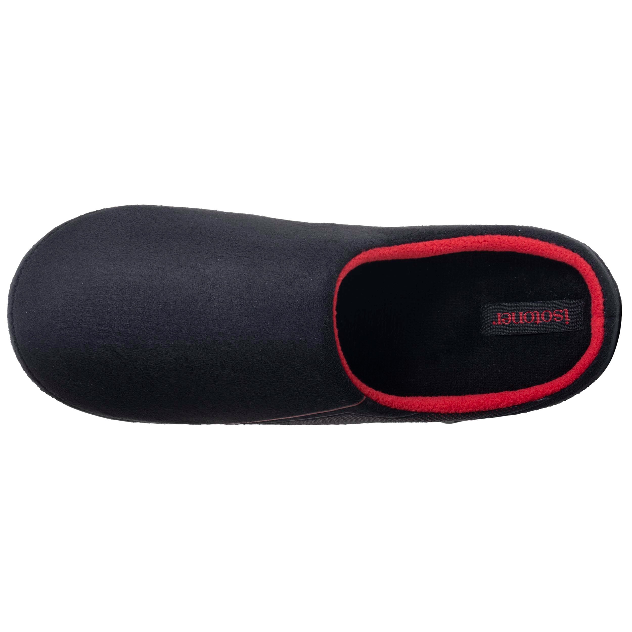 isotoner-chaussons-mules-homme-su-dine-noir image 2