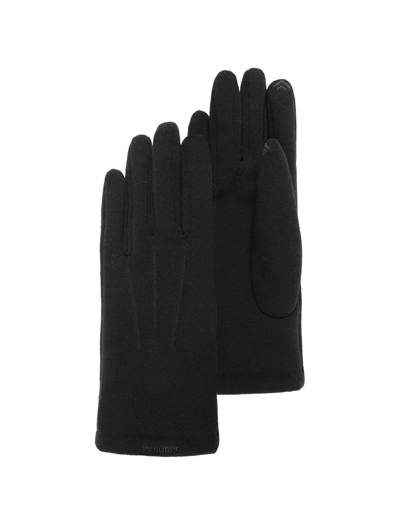 isotoner-gants-femme-tissu-tactiles-noir-3-baguettes image 6