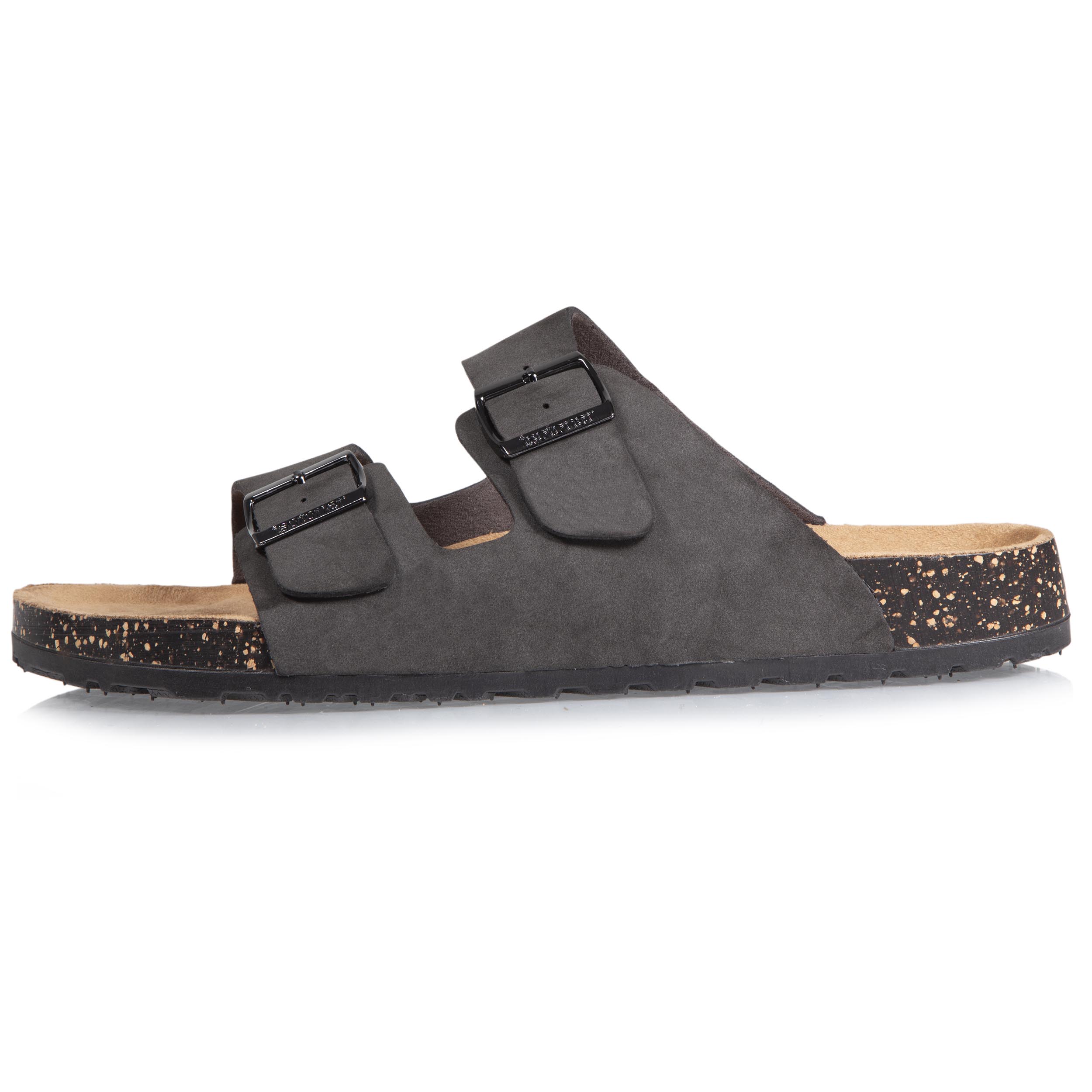 isotoner-mules-sandales-homme-double-bride-gris image 4