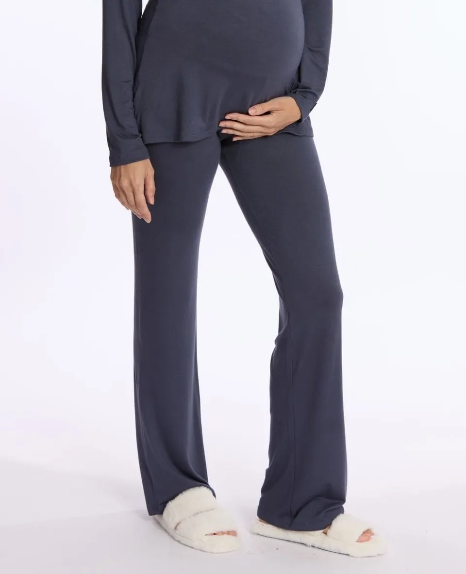 cache-c-ur-pantalon-de-maternit-louna-bleu-nuit image 1