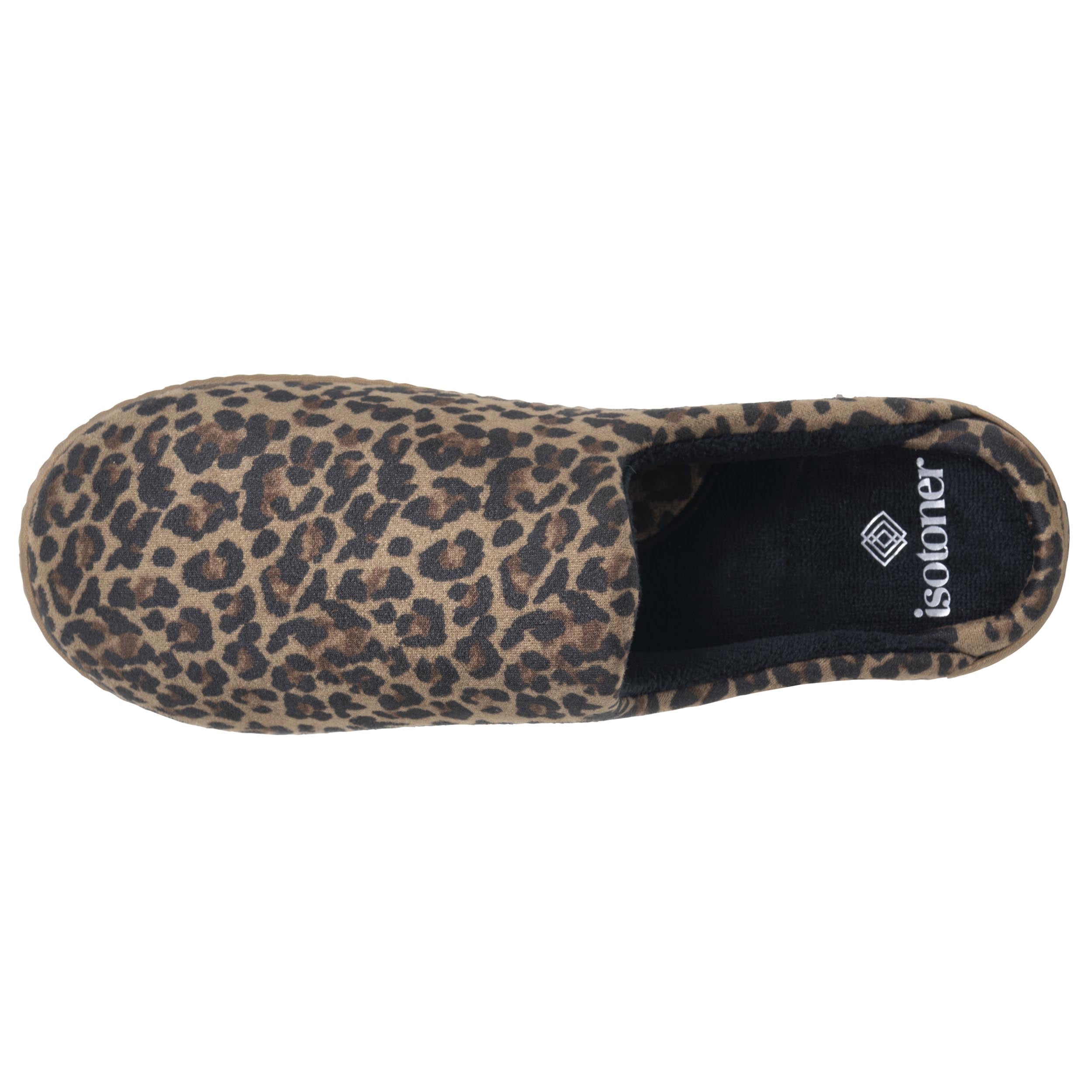 isotoner-mules-femme-l-opard-beige-fonc-m-moire-de-forme image 3