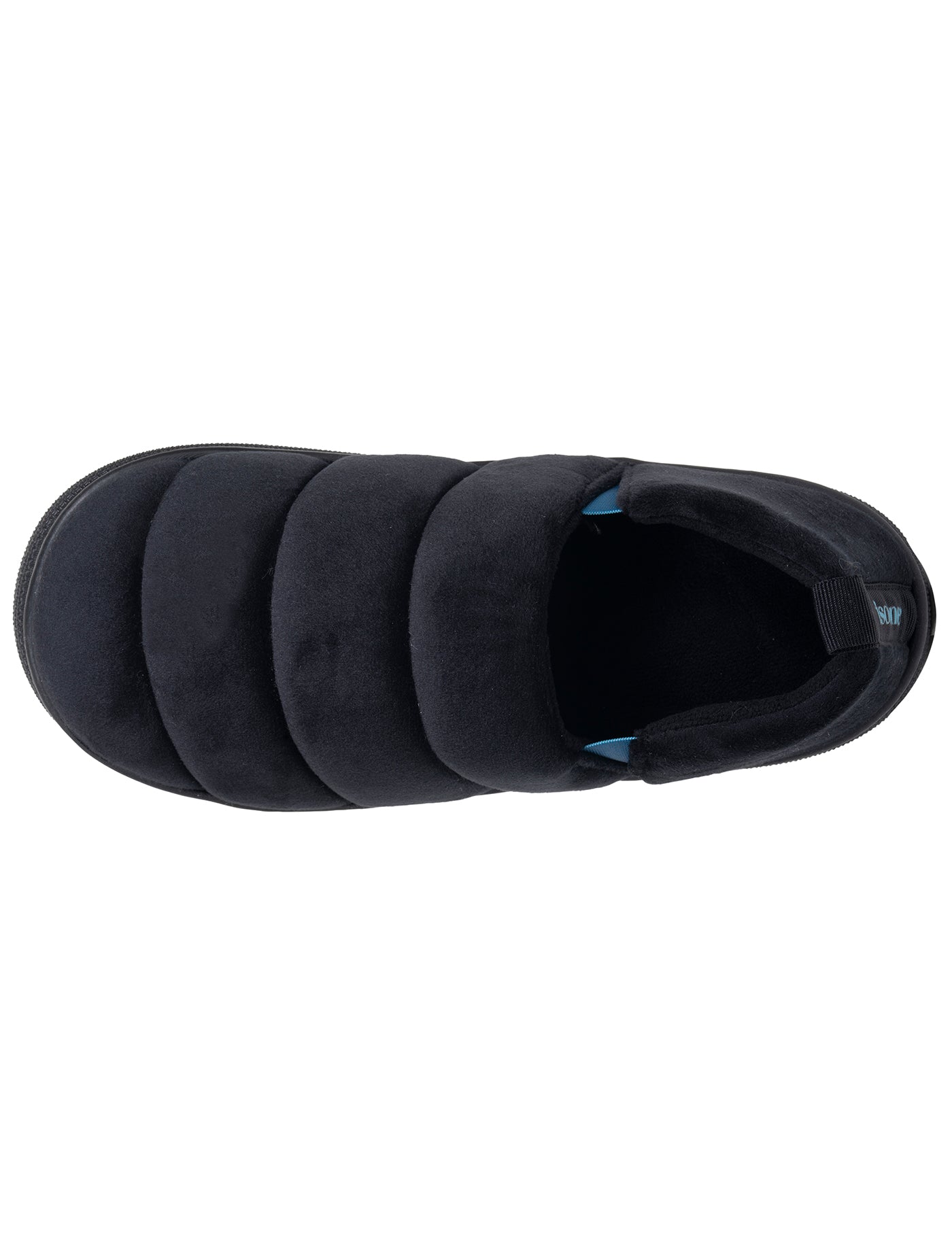 isotoner-chaussons-slippers-homme-bloup-noir-bleu image 7