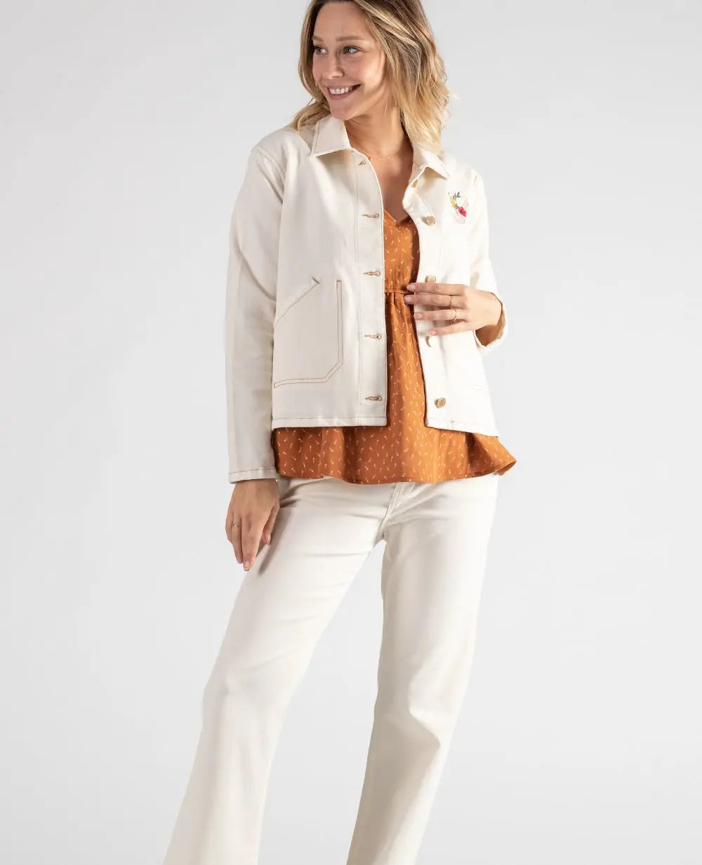 cache-c-ur-veste-jean-de-maternit-romy-beige image 2
