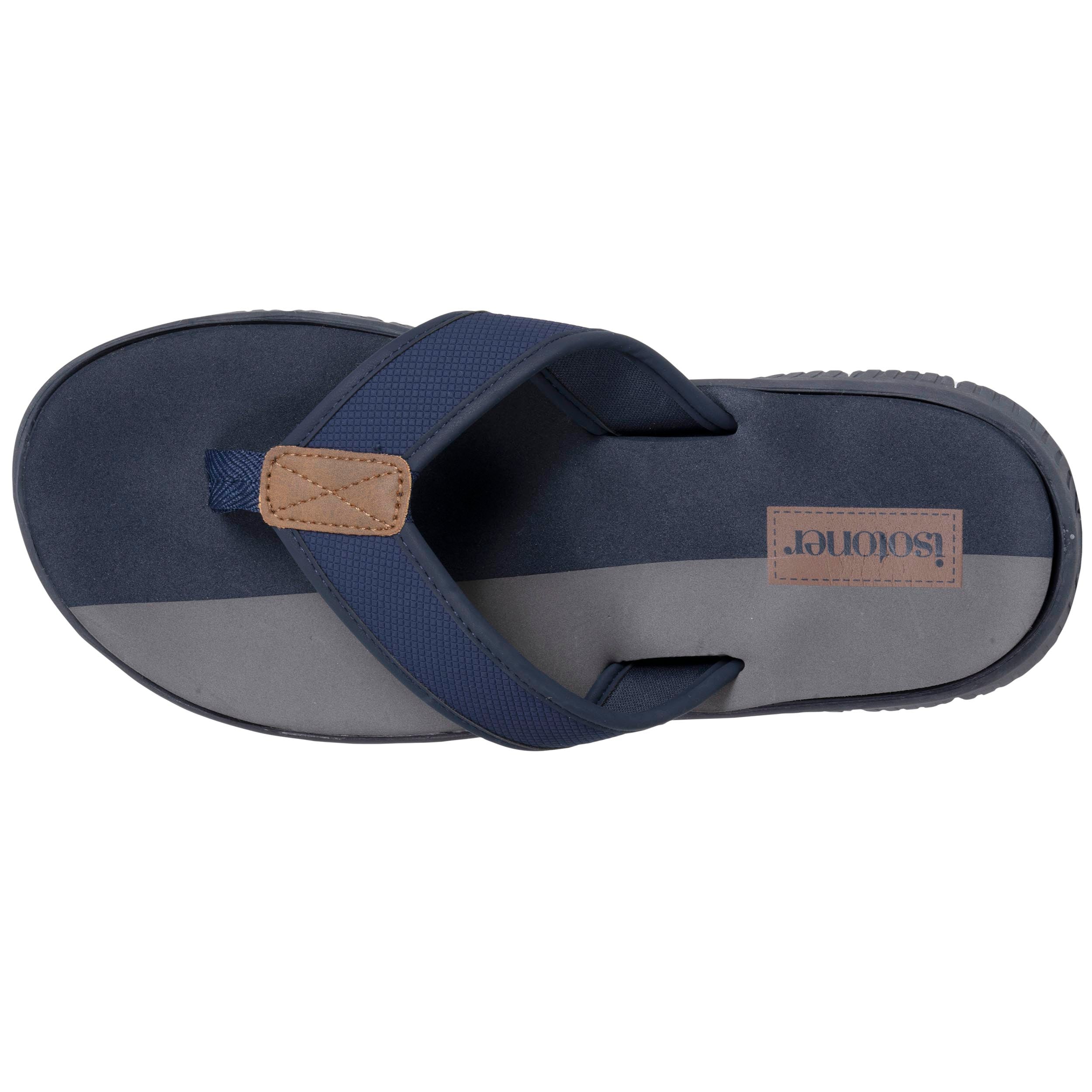 isotoner-tongs-sport-homme-confort-marine-bicolor image 2