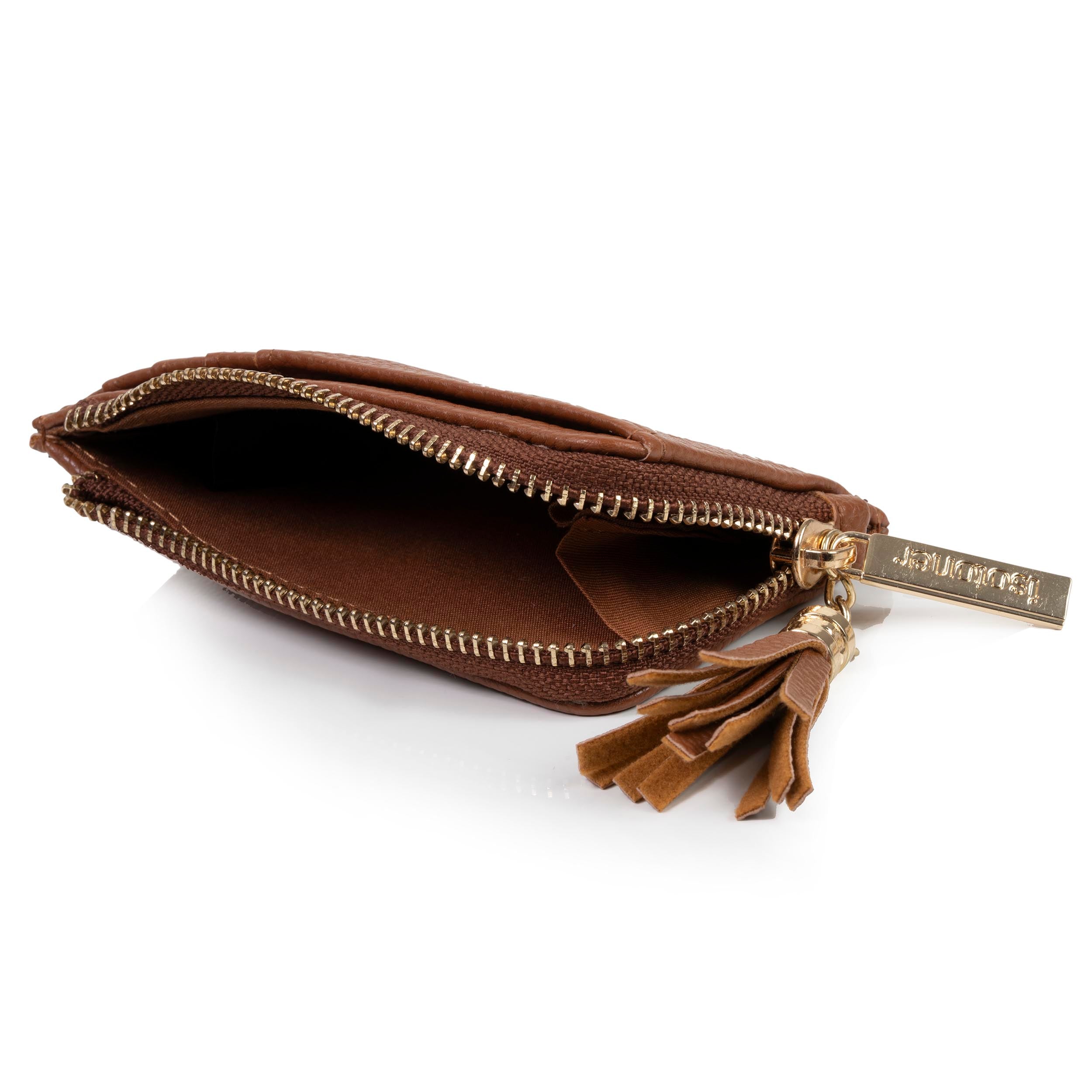 isotoner-porte-cartes-femme-zipp-camel image 3